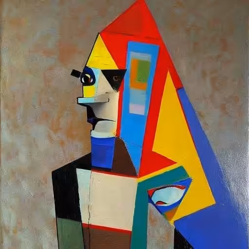 Cubist #45 (Jester)