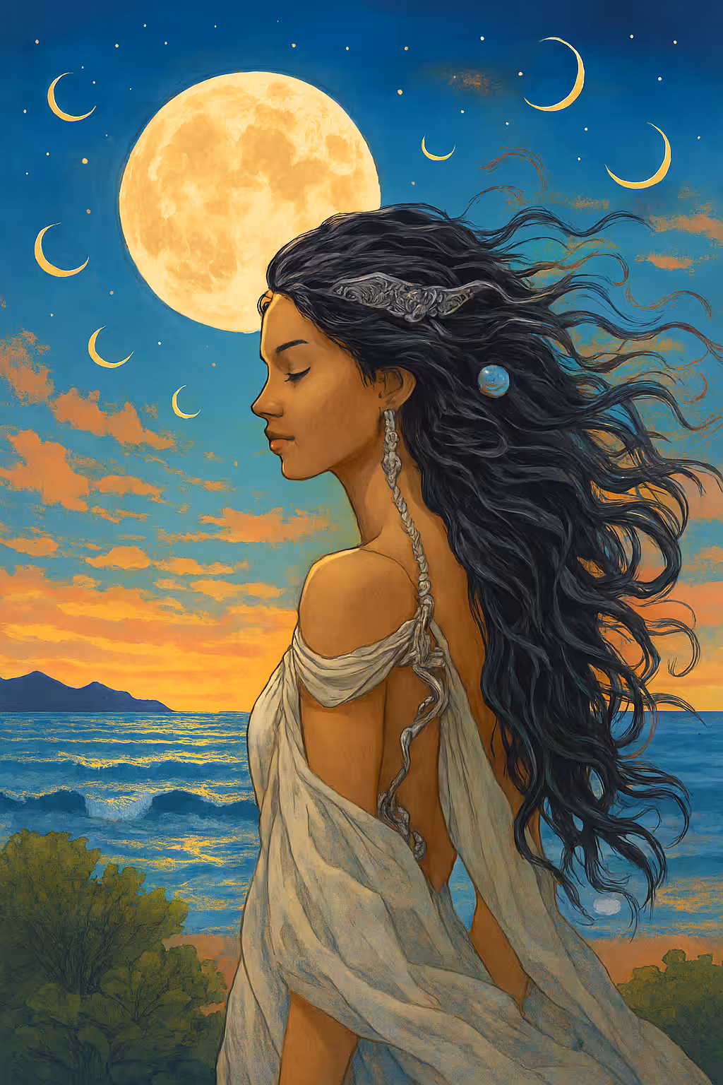 She Who Listens to Oceanlight