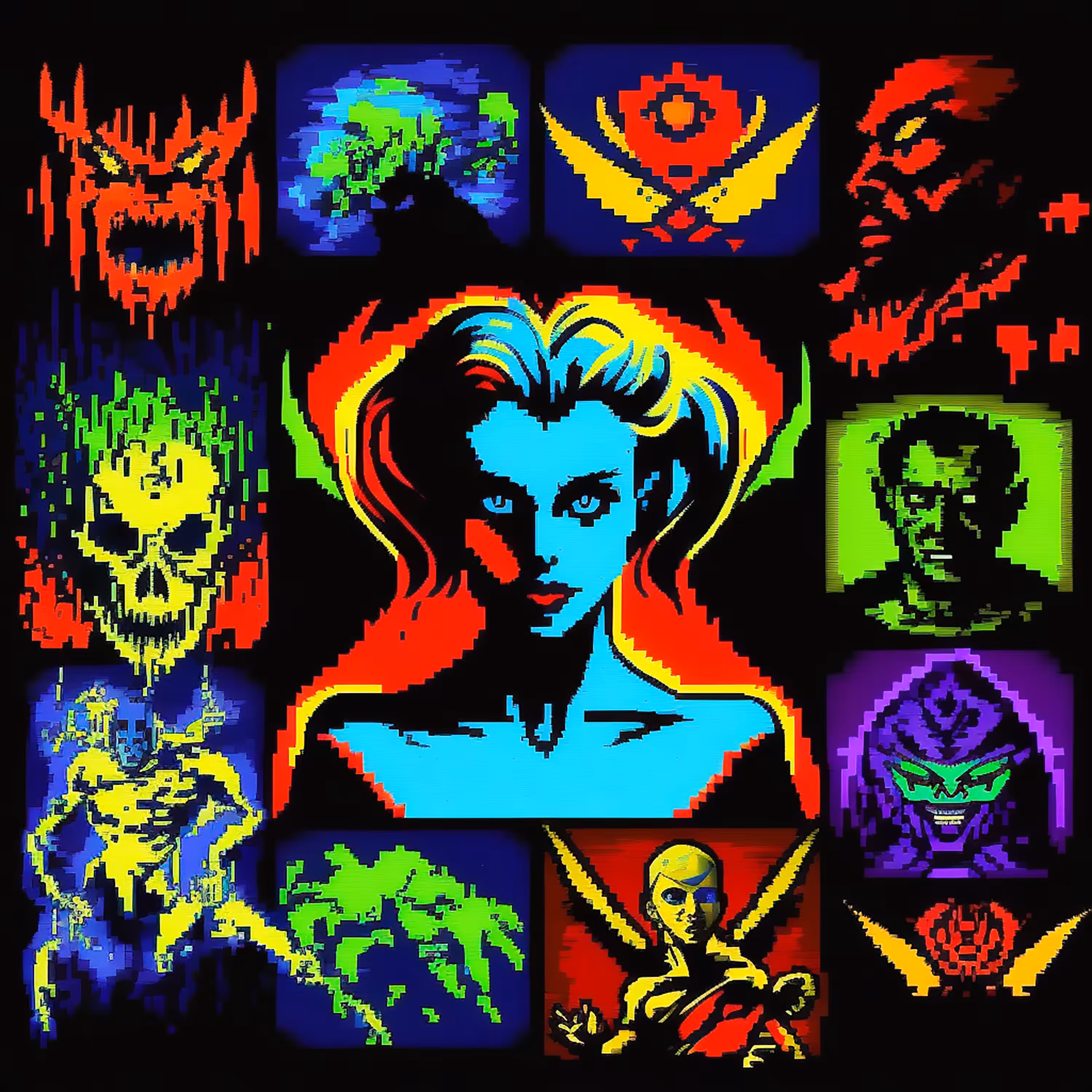 Pixel Game Posters #112