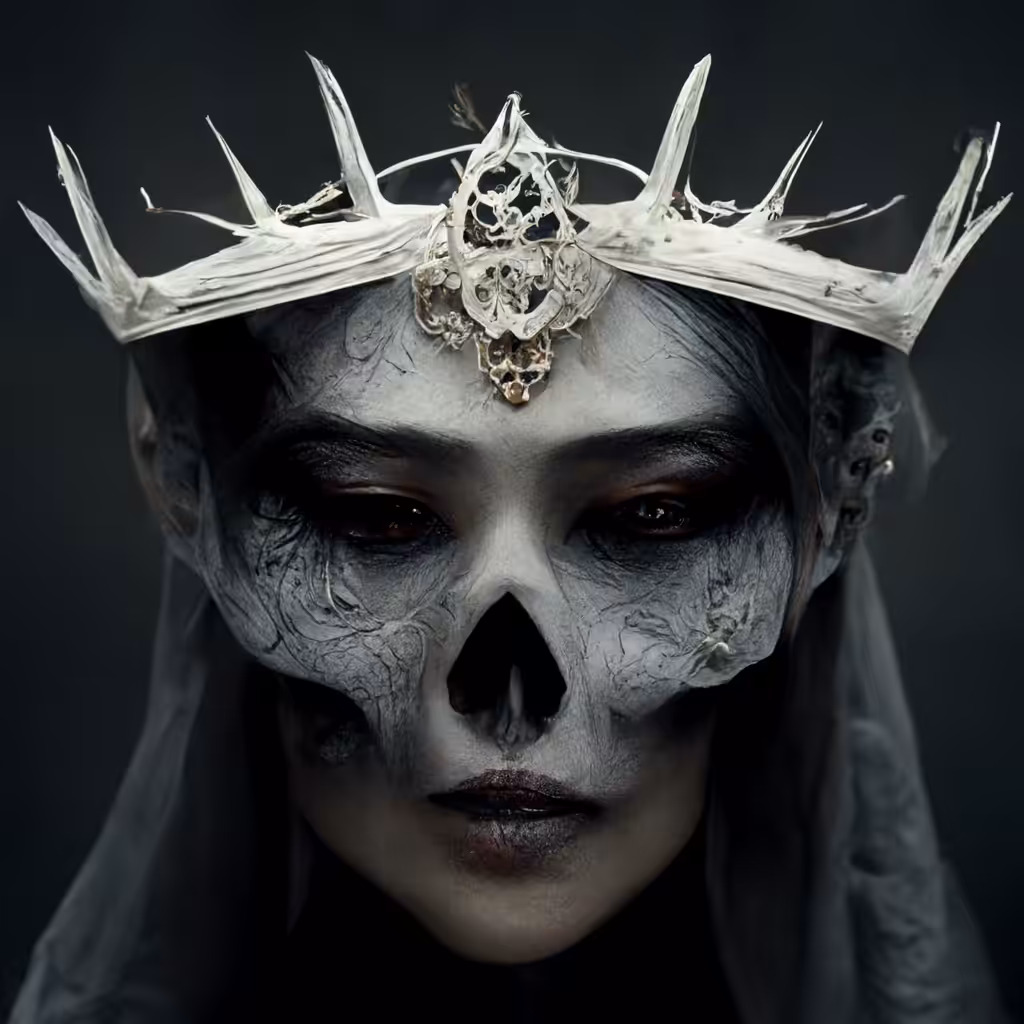 Psychedelic Art: Queen of death