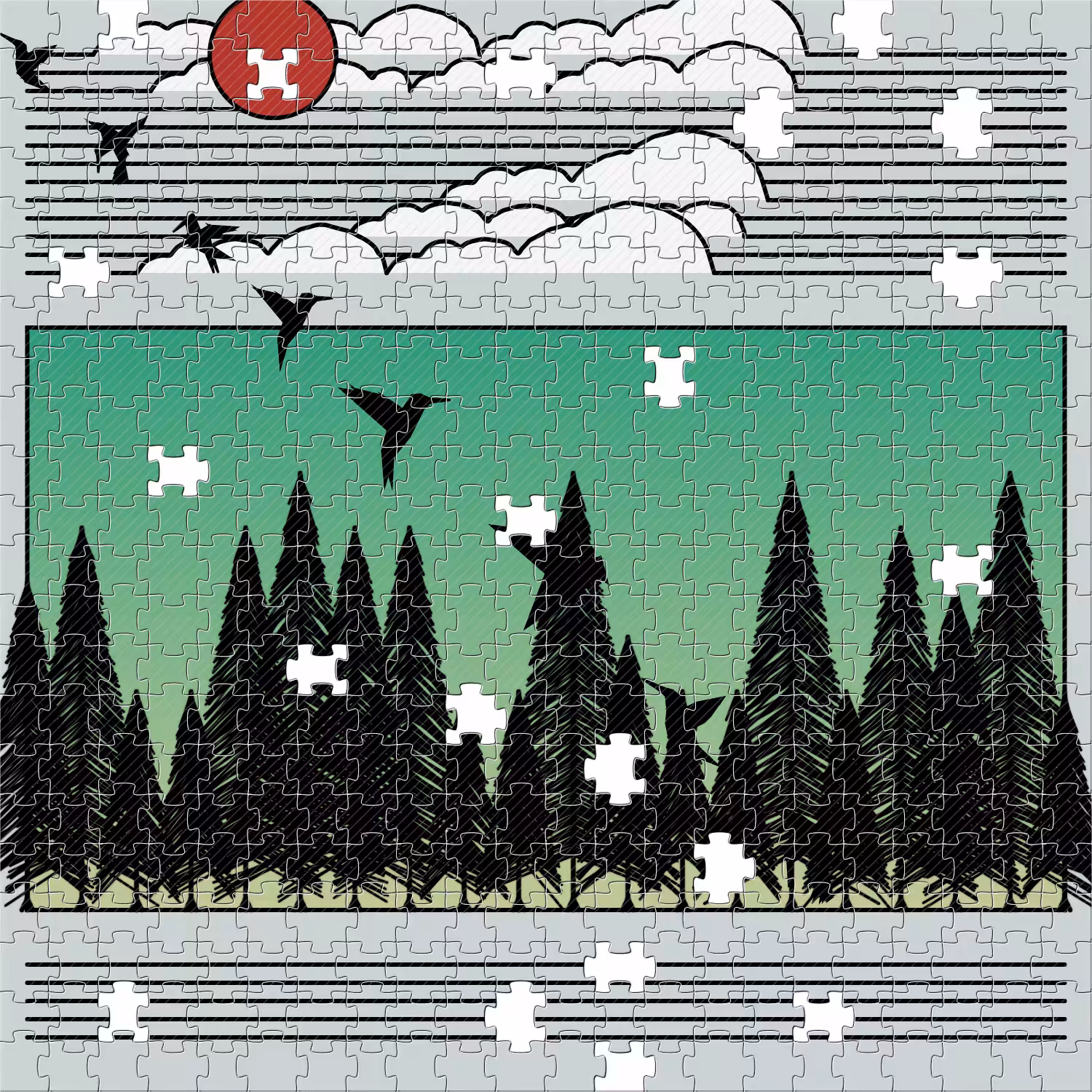 Puzzles & Birds #18