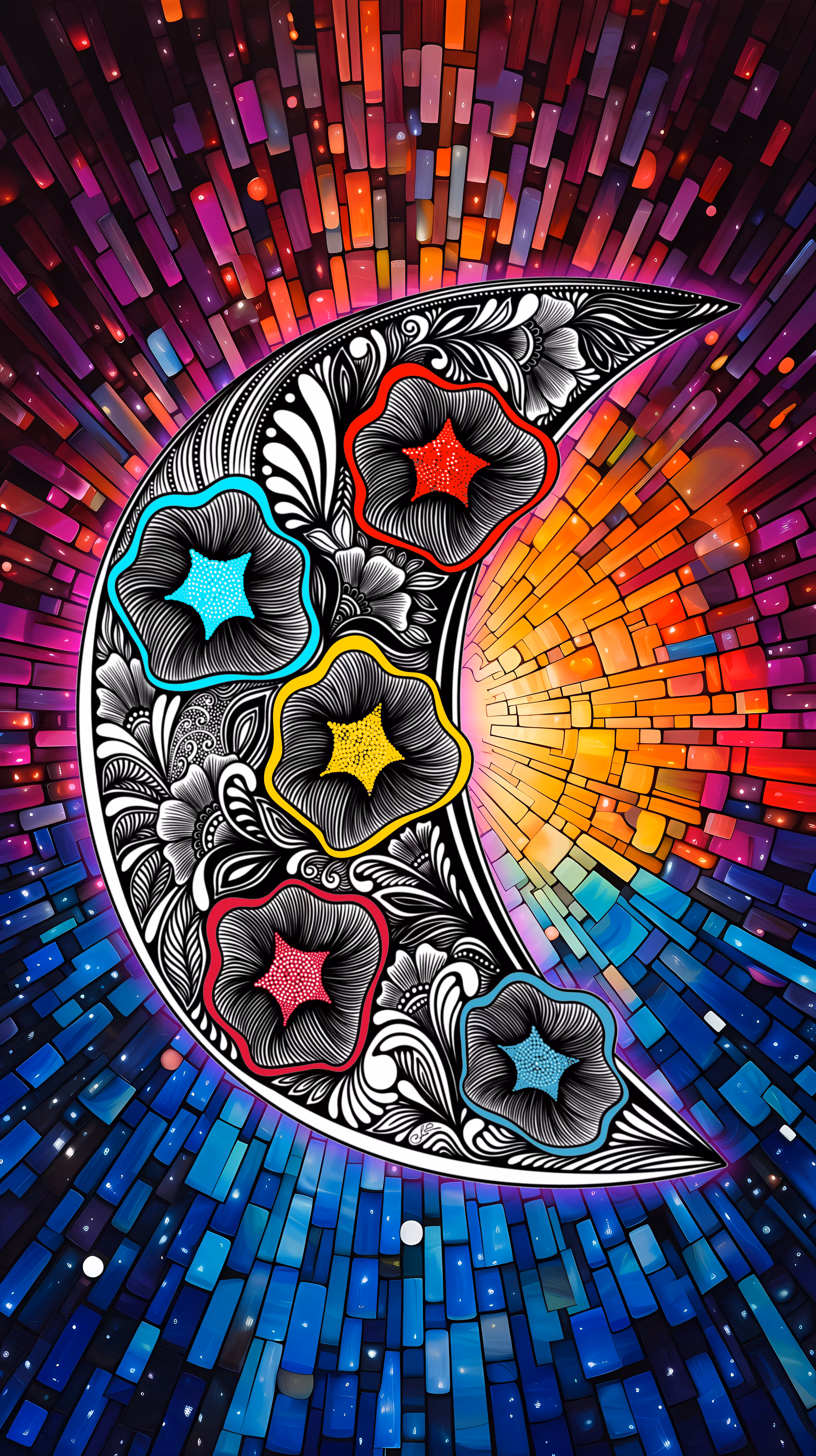 Floral Eclipse 2023 Adriano C x LUNA BY ANNA ZUBAREV