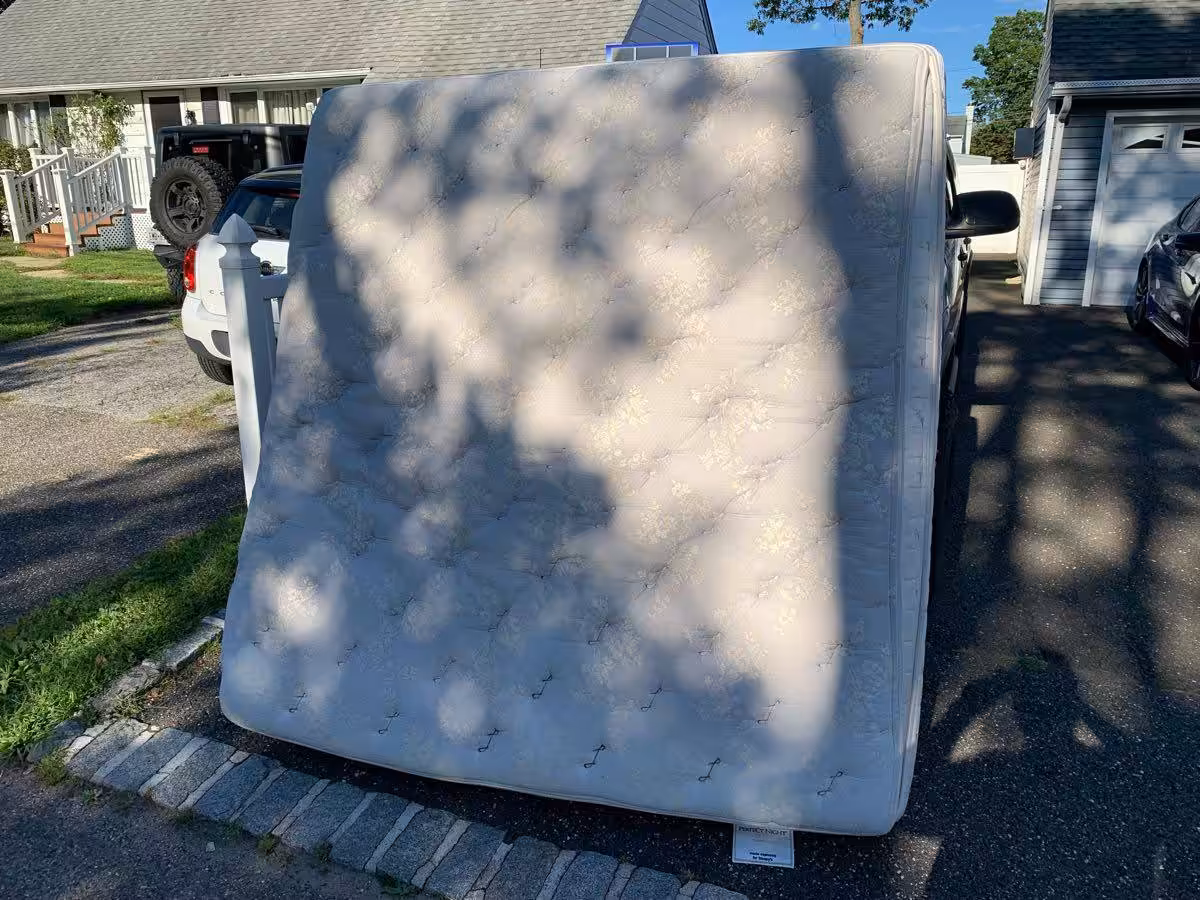 FREE CURB ALERT- King Size Mattress gently used