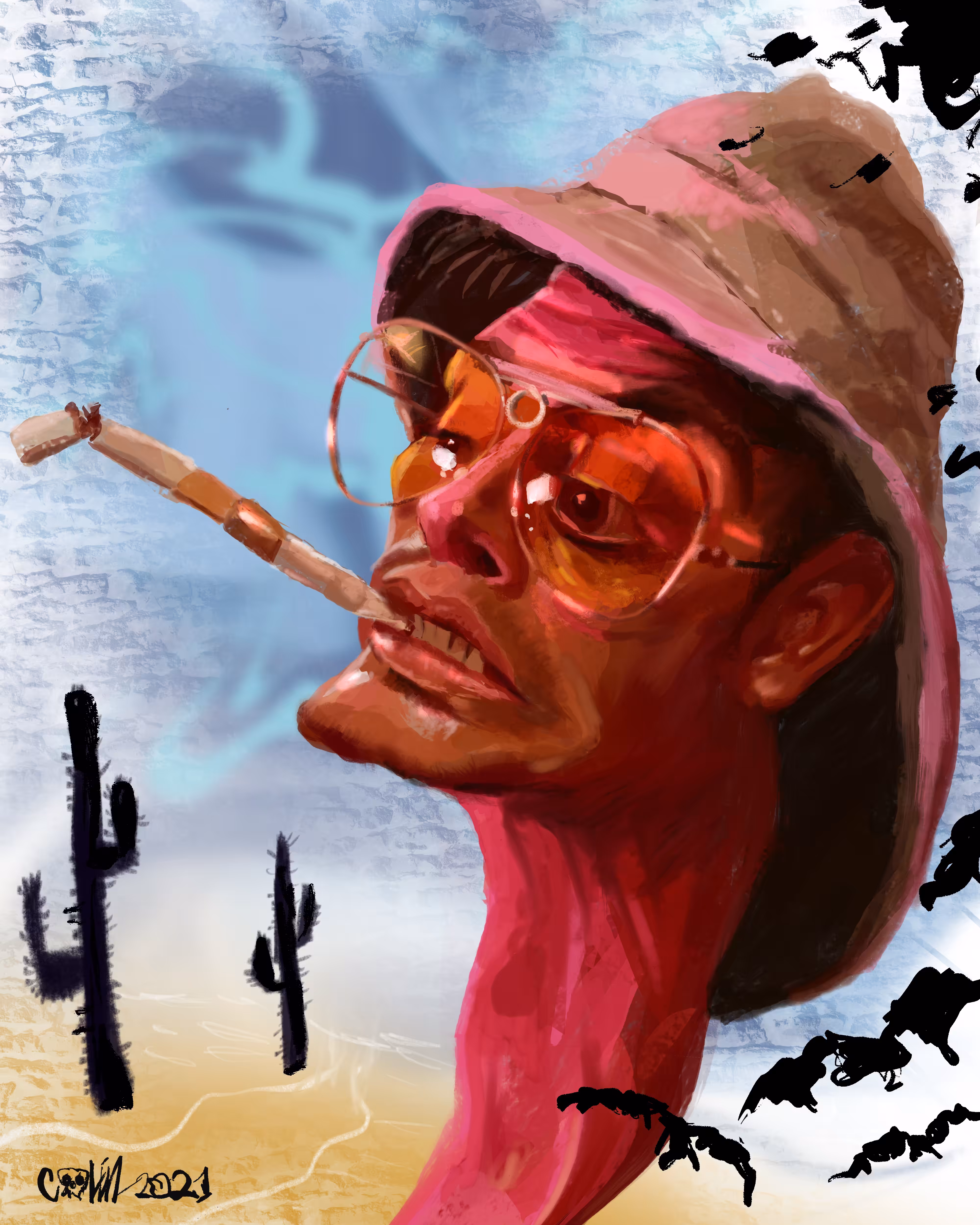 Fear & Loathing . Bat Country