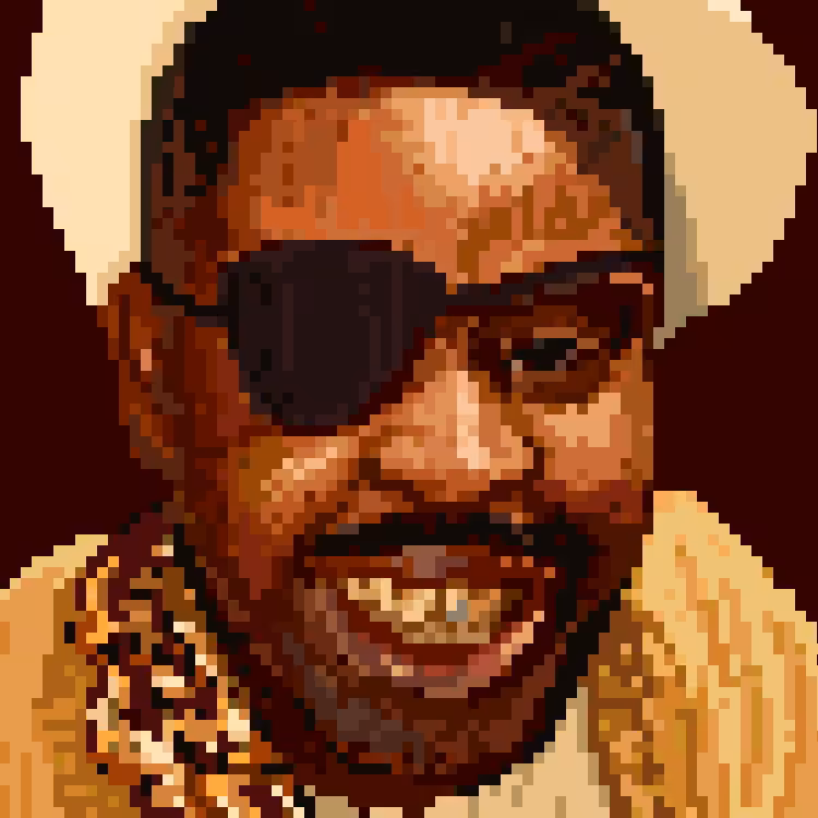 Slick Rick Pixel Art
