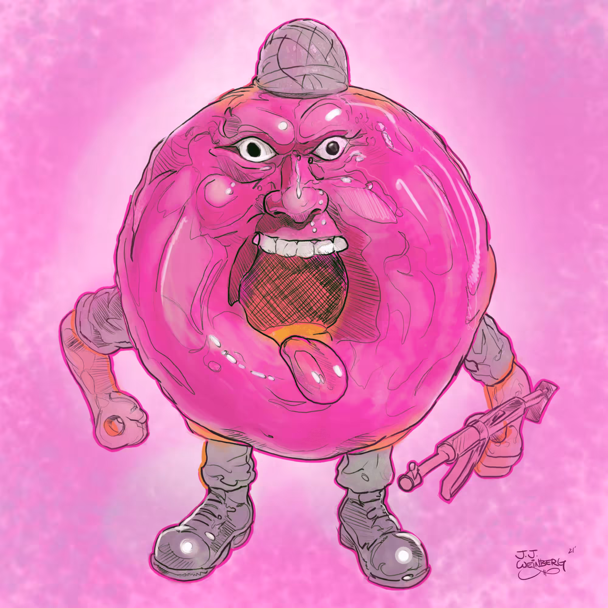 Major Munch (Food Fighters) Pink #1