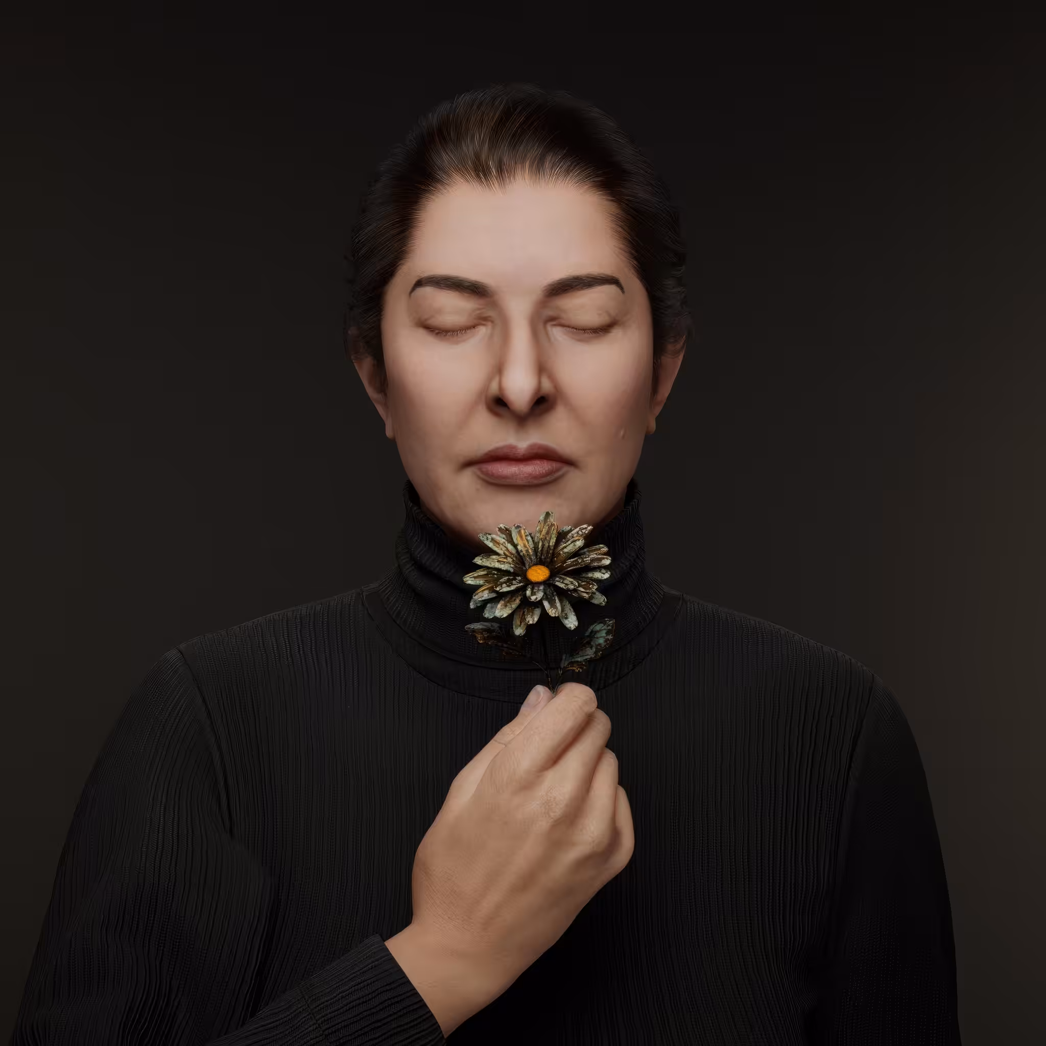 Portrait with Camomile #664