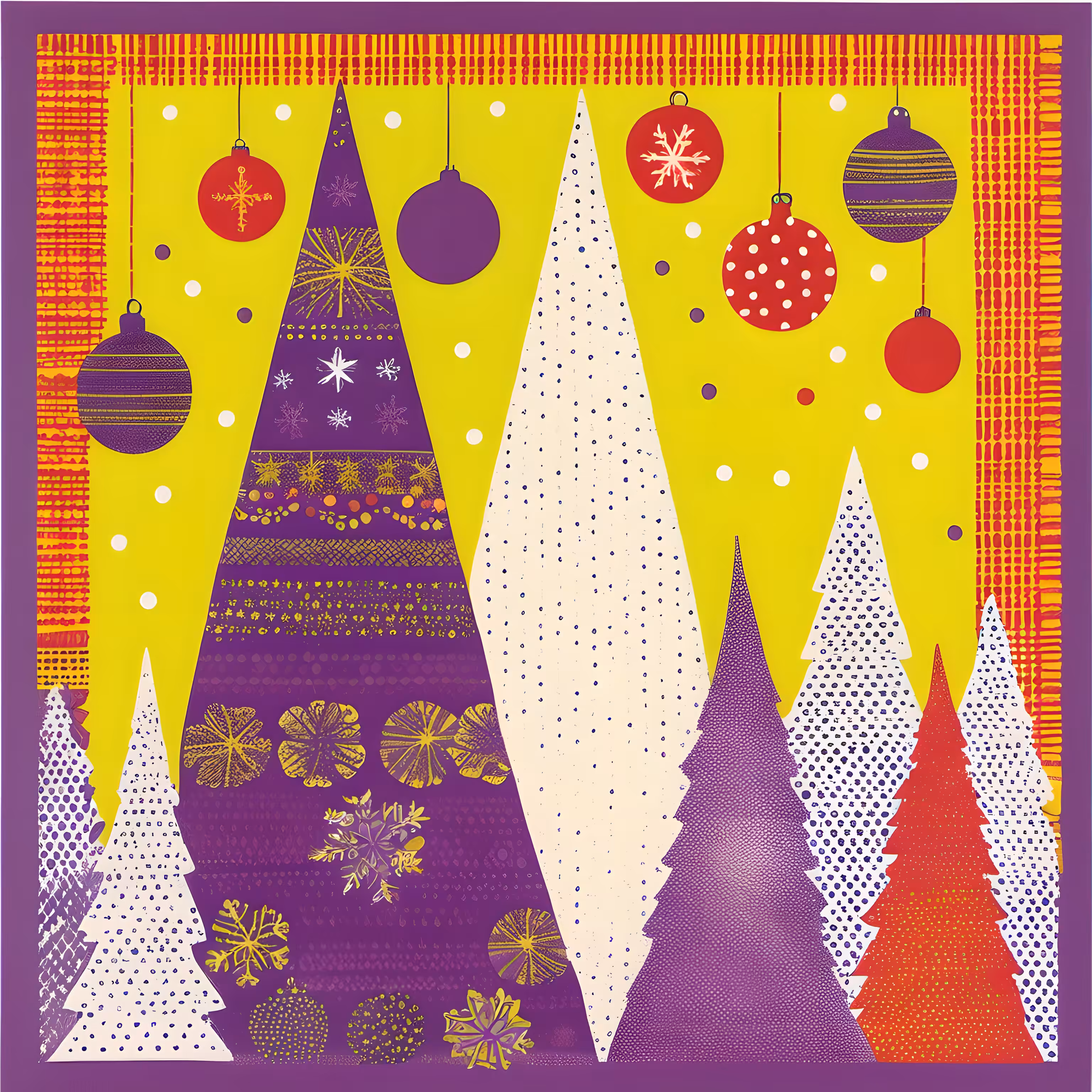 Riso Festive Trees #28
