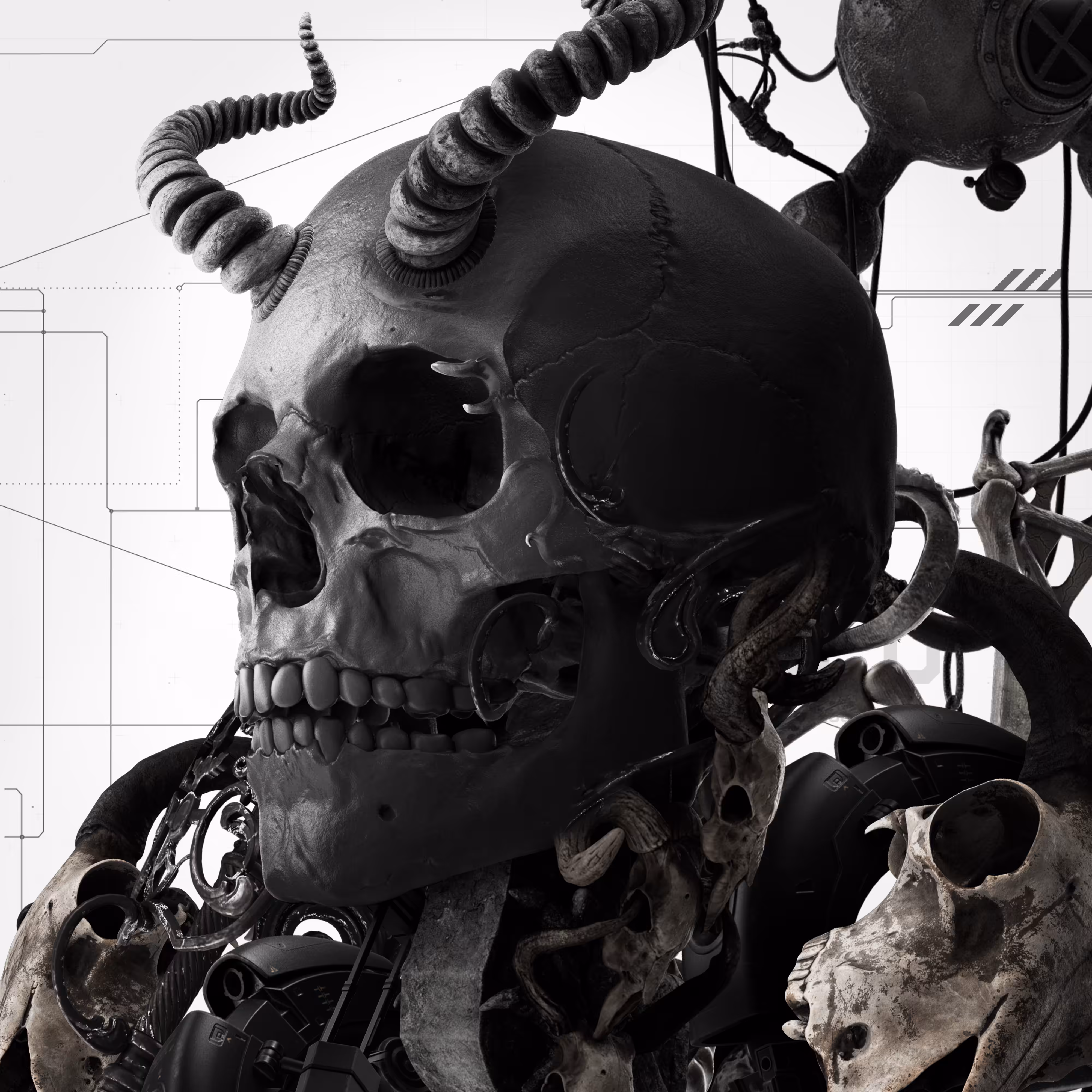 CYBER SKULL (DEMON) 陸號 No.6
