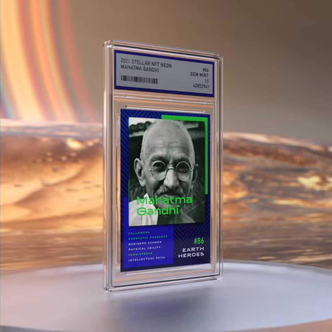 Earth Hero - Gandhi Golden smile 1 of 1