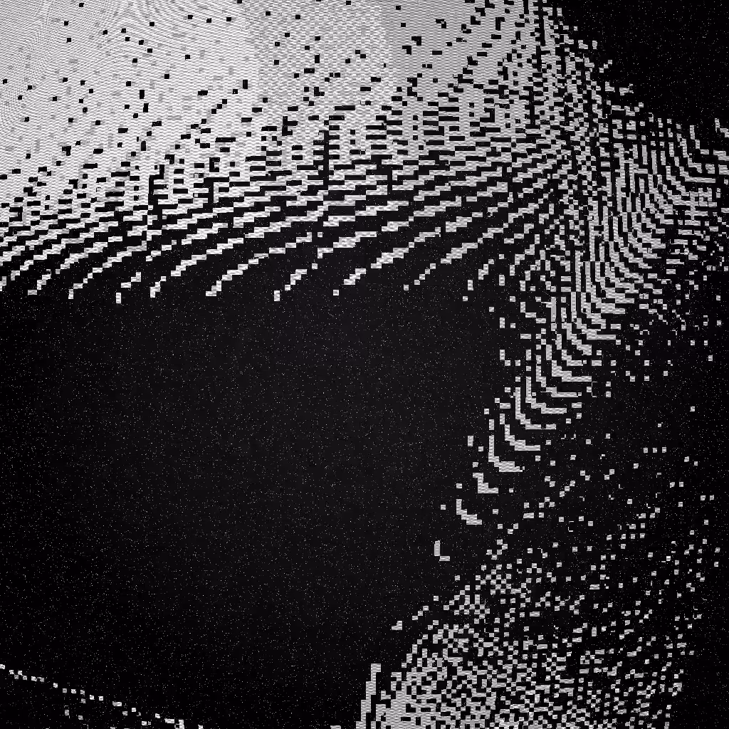 Monochrome Dot Flow 1