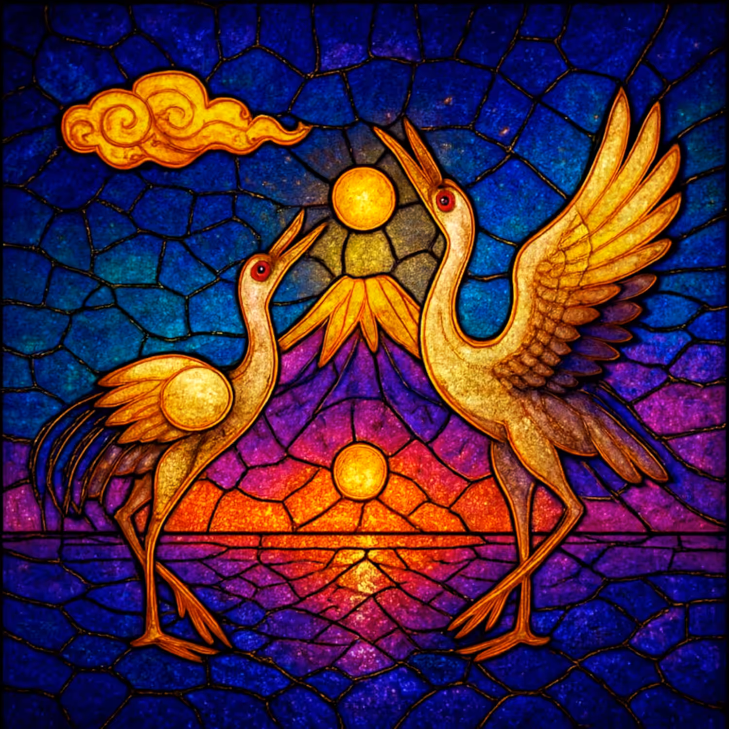 Celestial Dance of the Cranes
