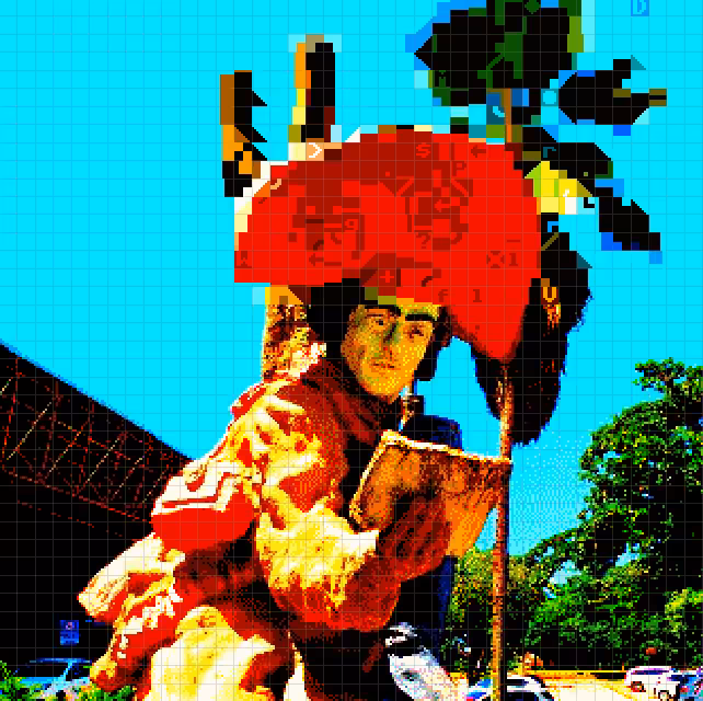 ASCII 93  ===@ Lampião lendo um poema de cordel ***%