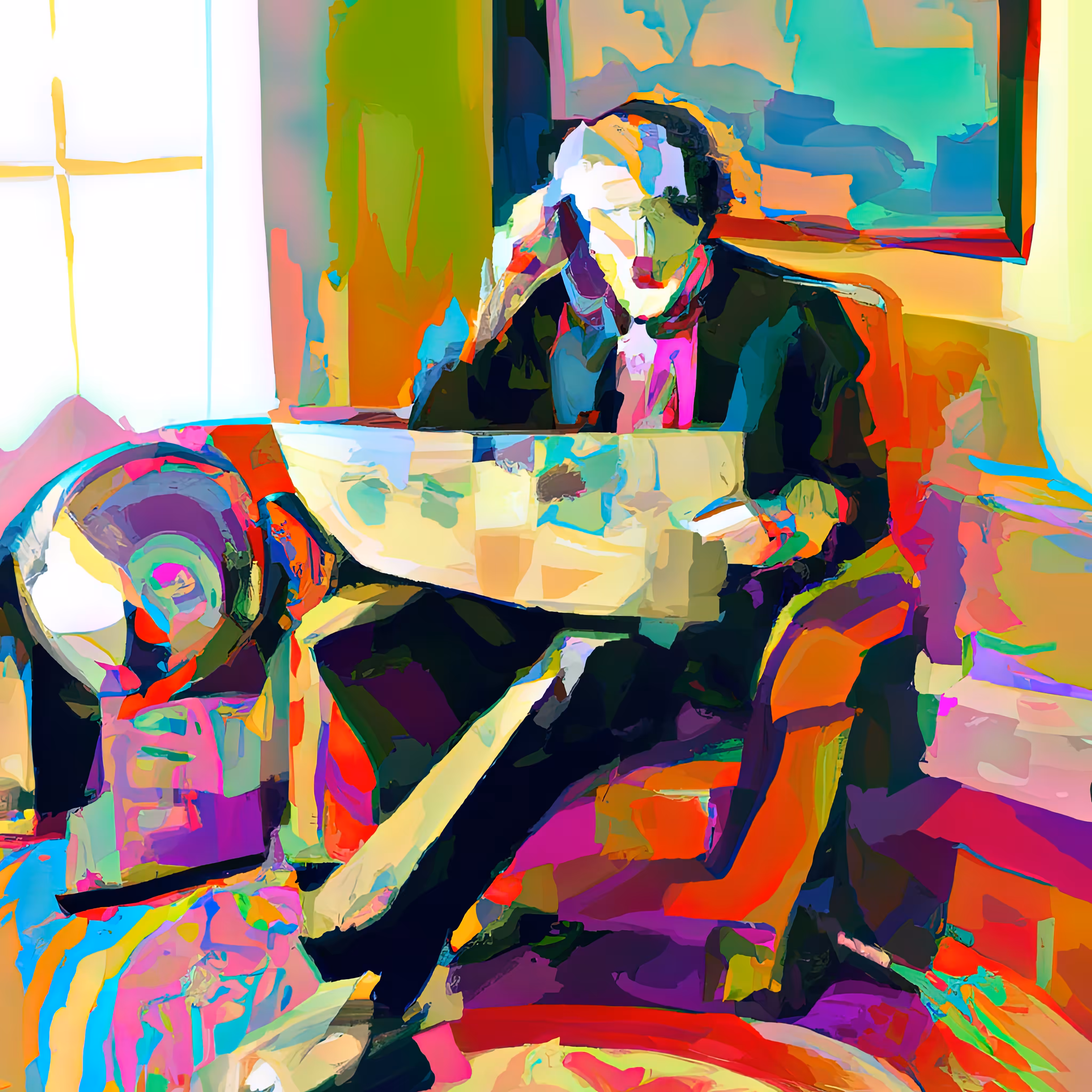Reading the Newspaper (Thursday)