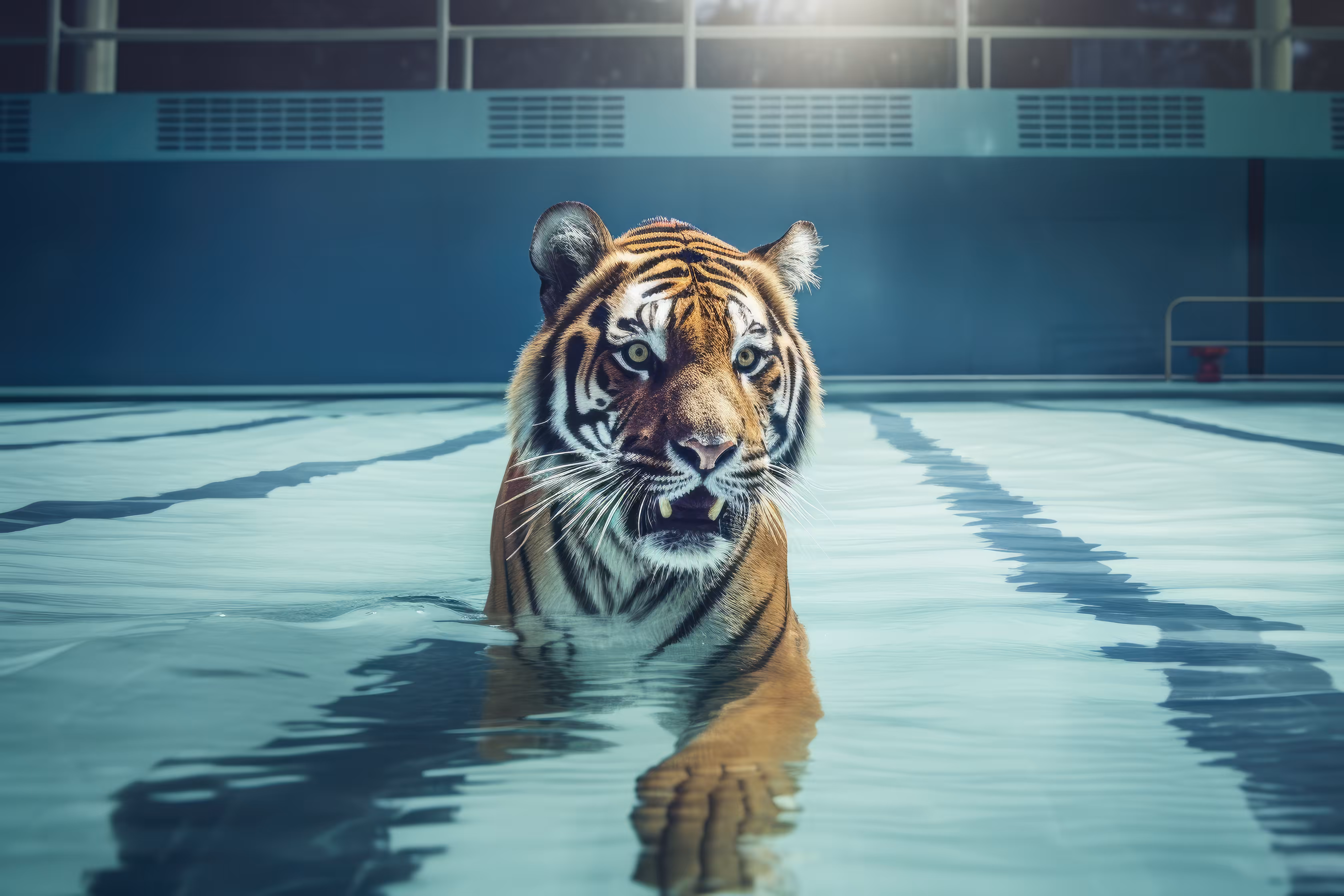 Unusual Sightings: Striped Swimmer