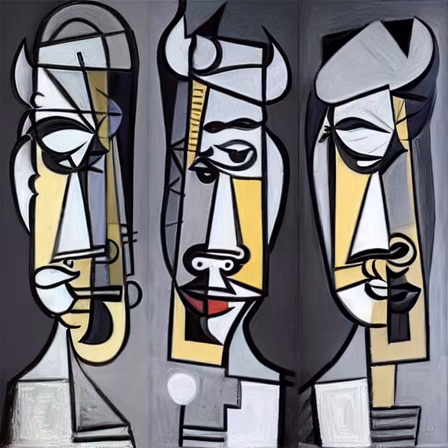 Cubism Bulls #7