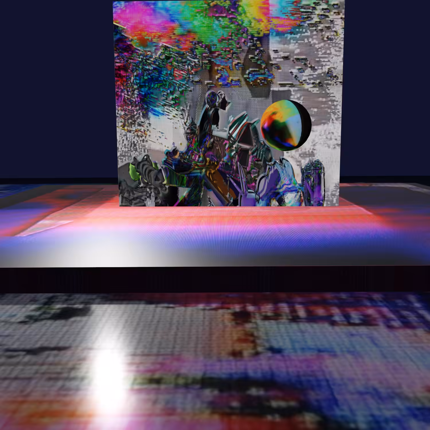 Outdoor Gallery Series Presents: Sculpture Park (night time)
