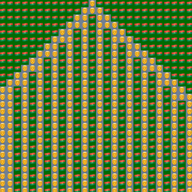 Elementary Cellular Emoji Automata #394