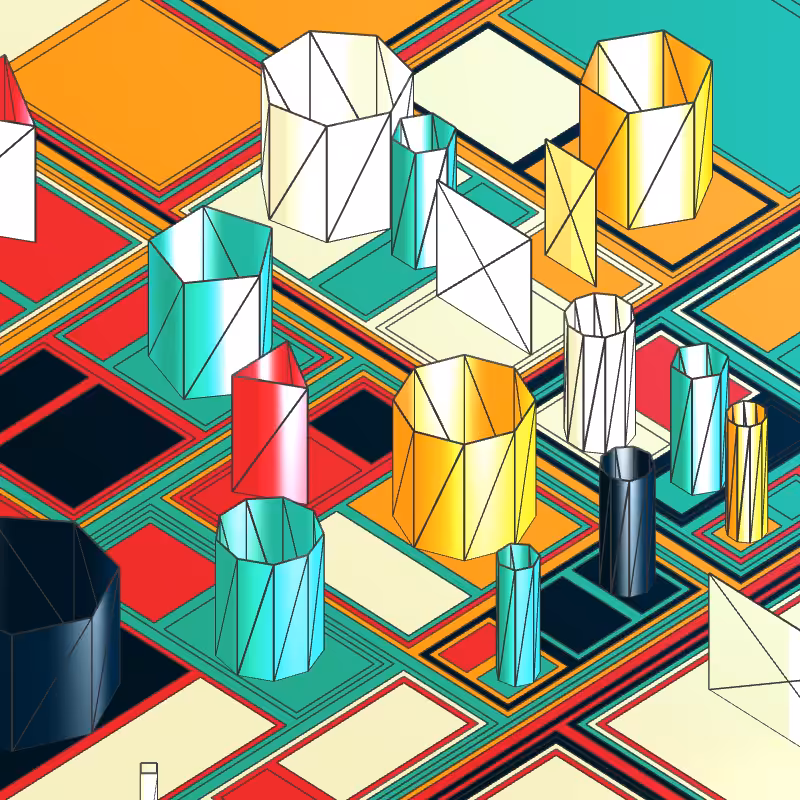 Geometric city #46