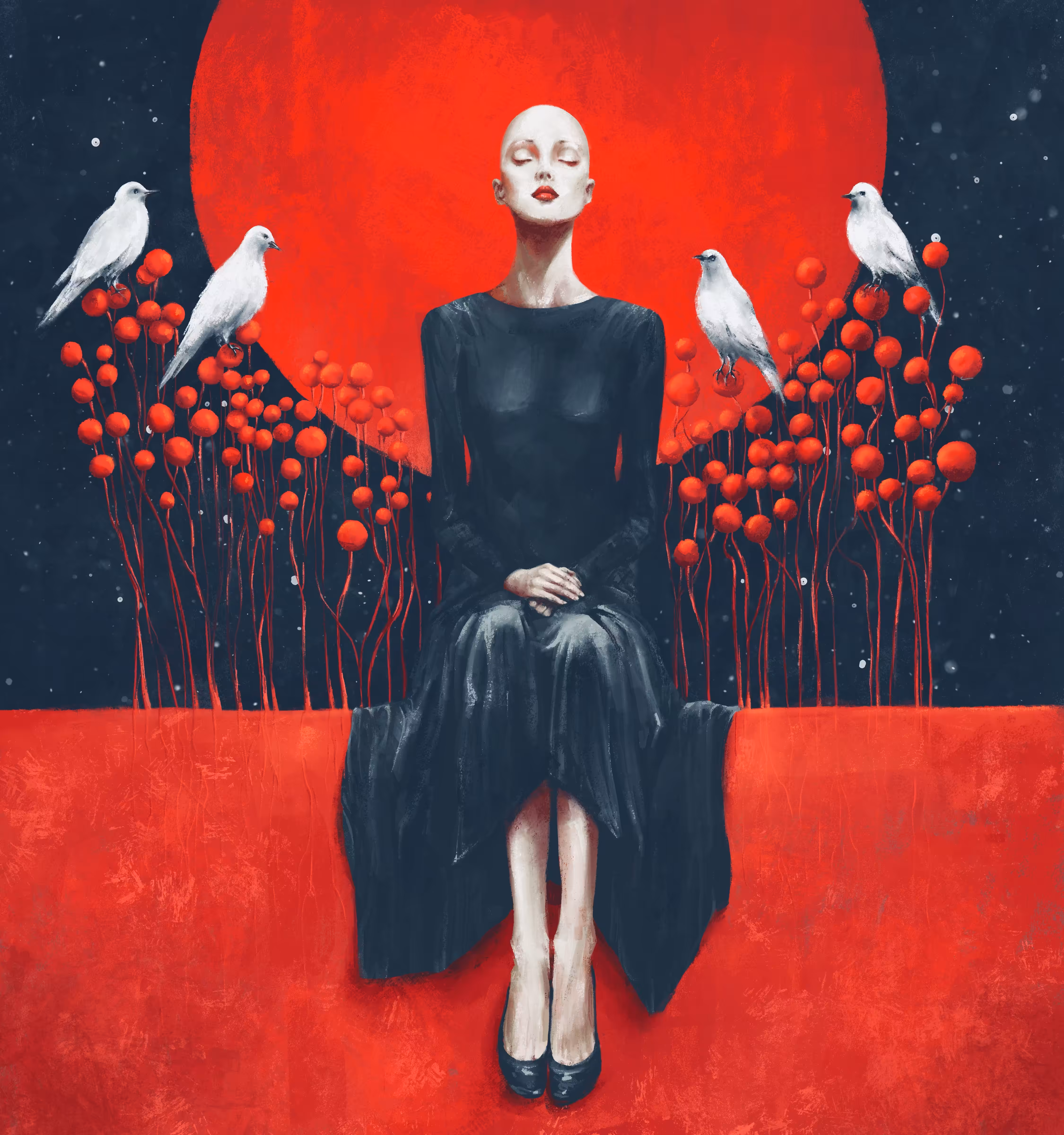 The Garden of White Birds