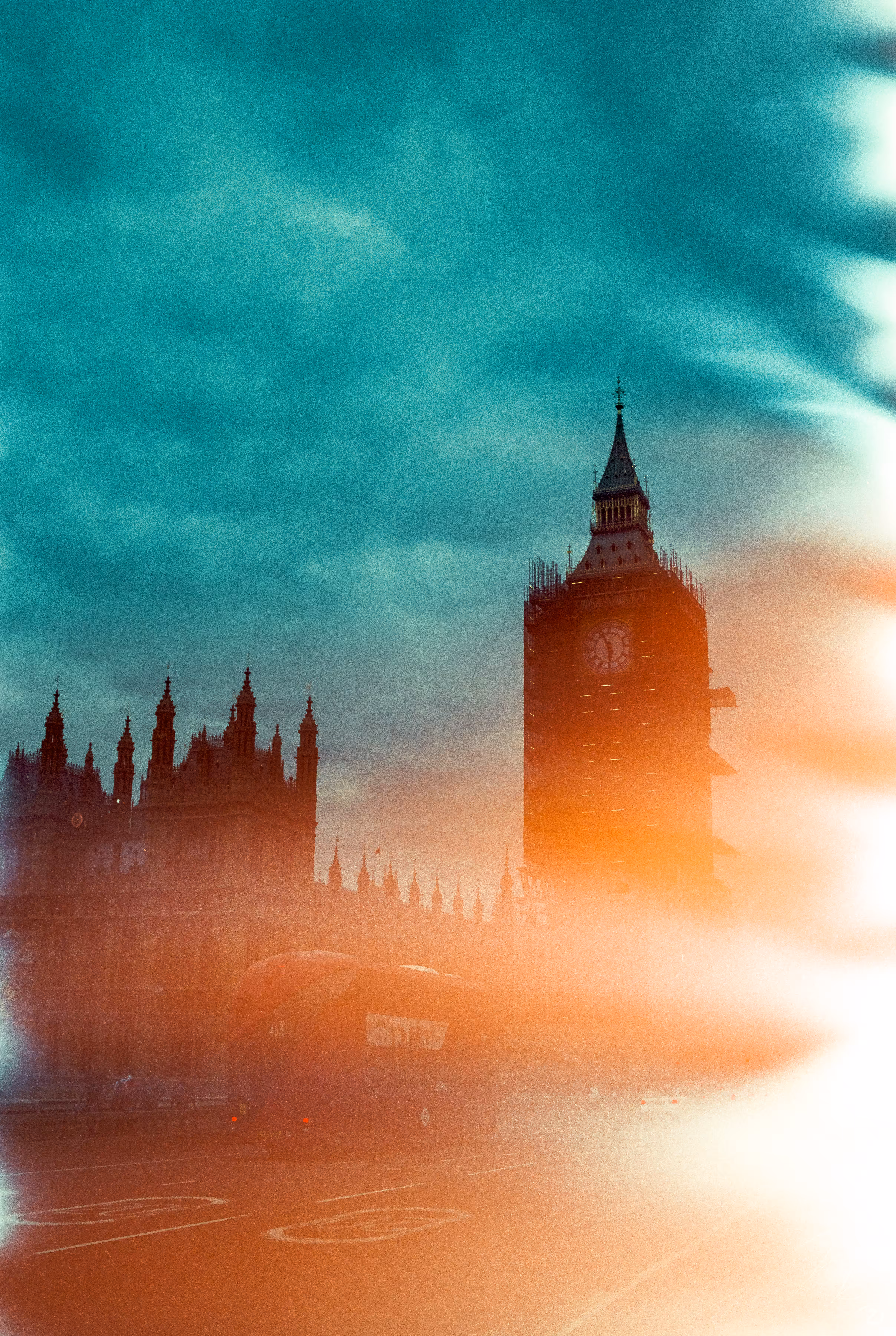 Along the Westminster Bridge