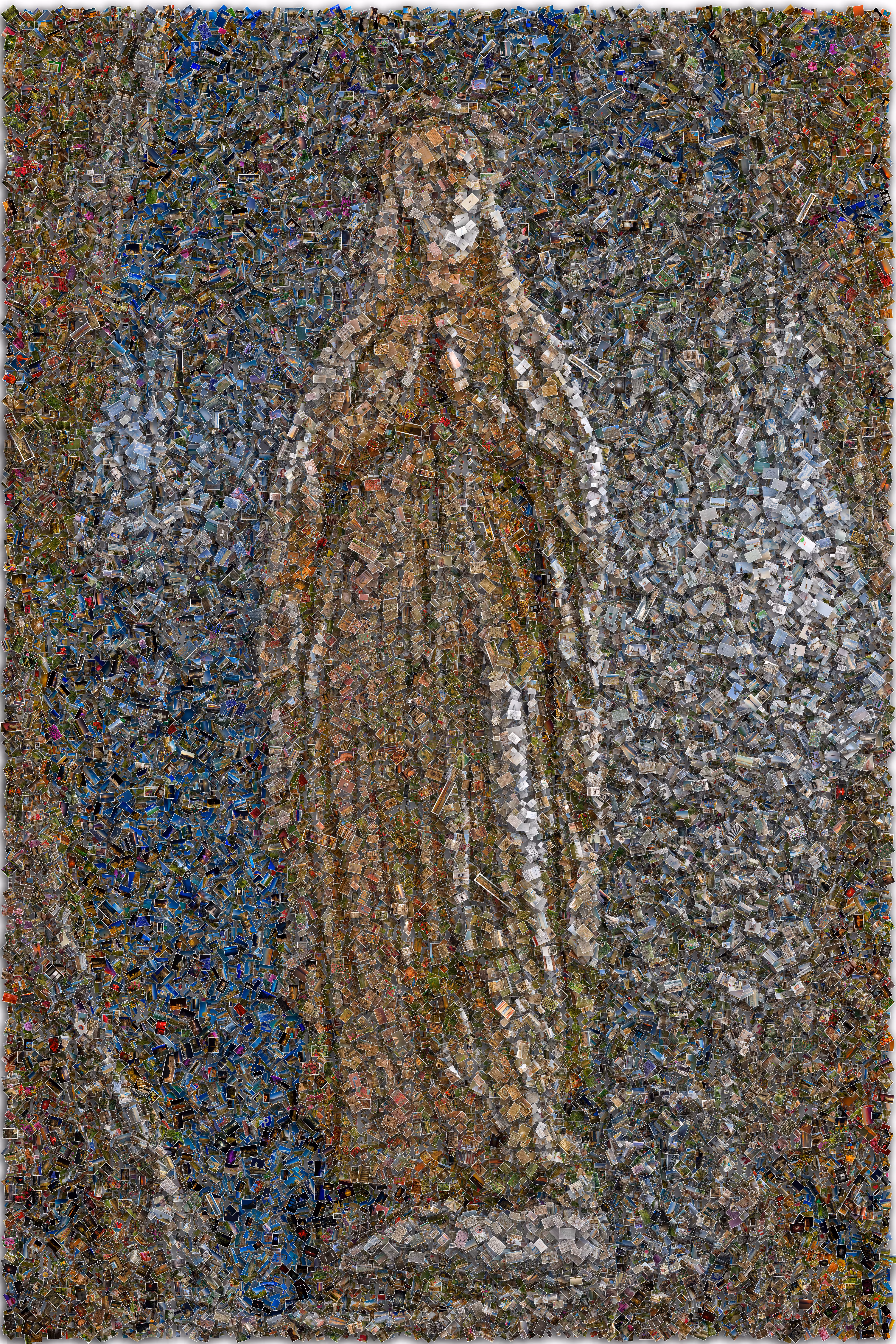 Freeform Mosaic of the Madonna – A Prayer in 22,500 Pieces