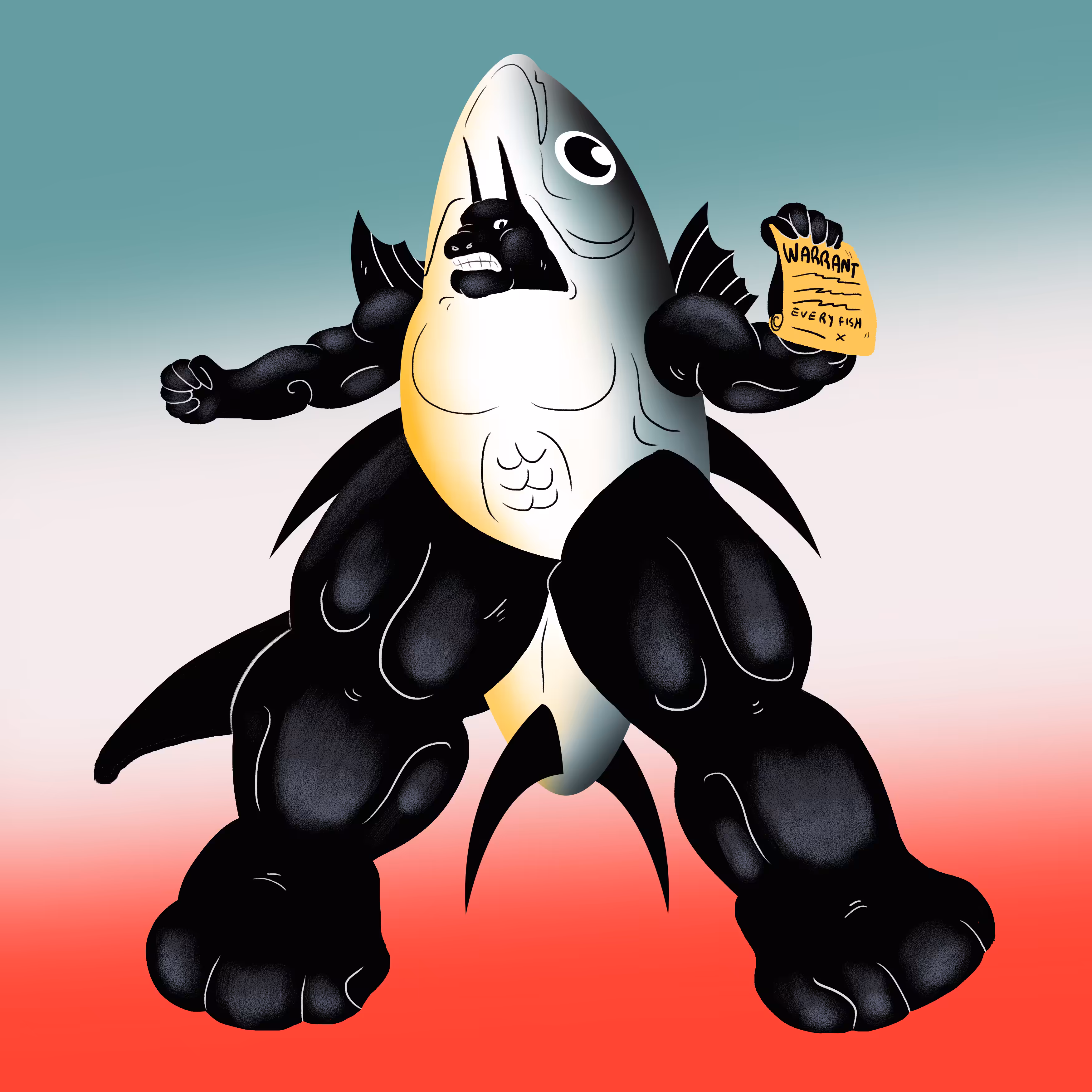 UNDISTURBED TUNA WARRIOR GOD