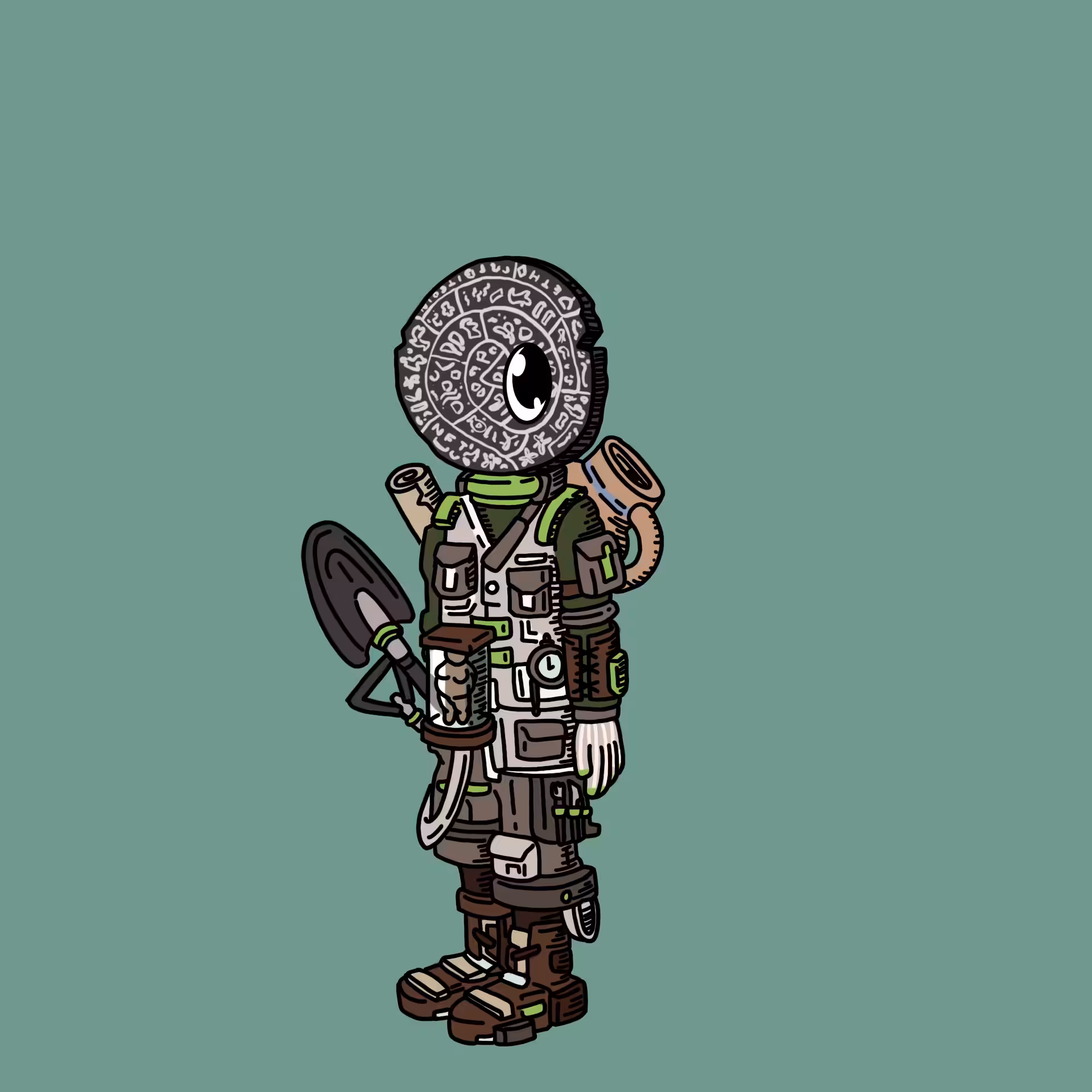 One eyed guys: Archaeologist OEG