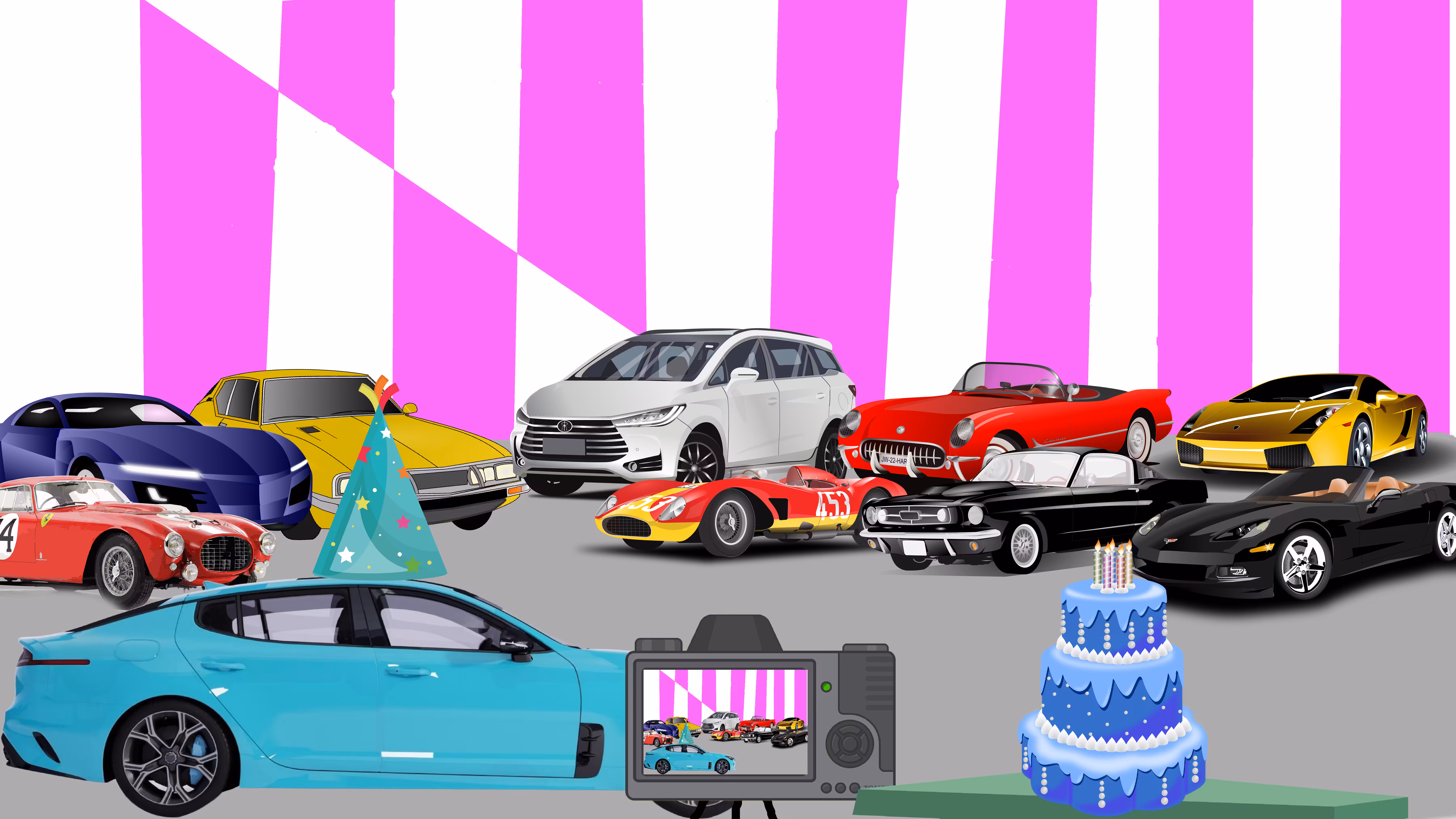 Stories About the Blue Car: Birthday🎂