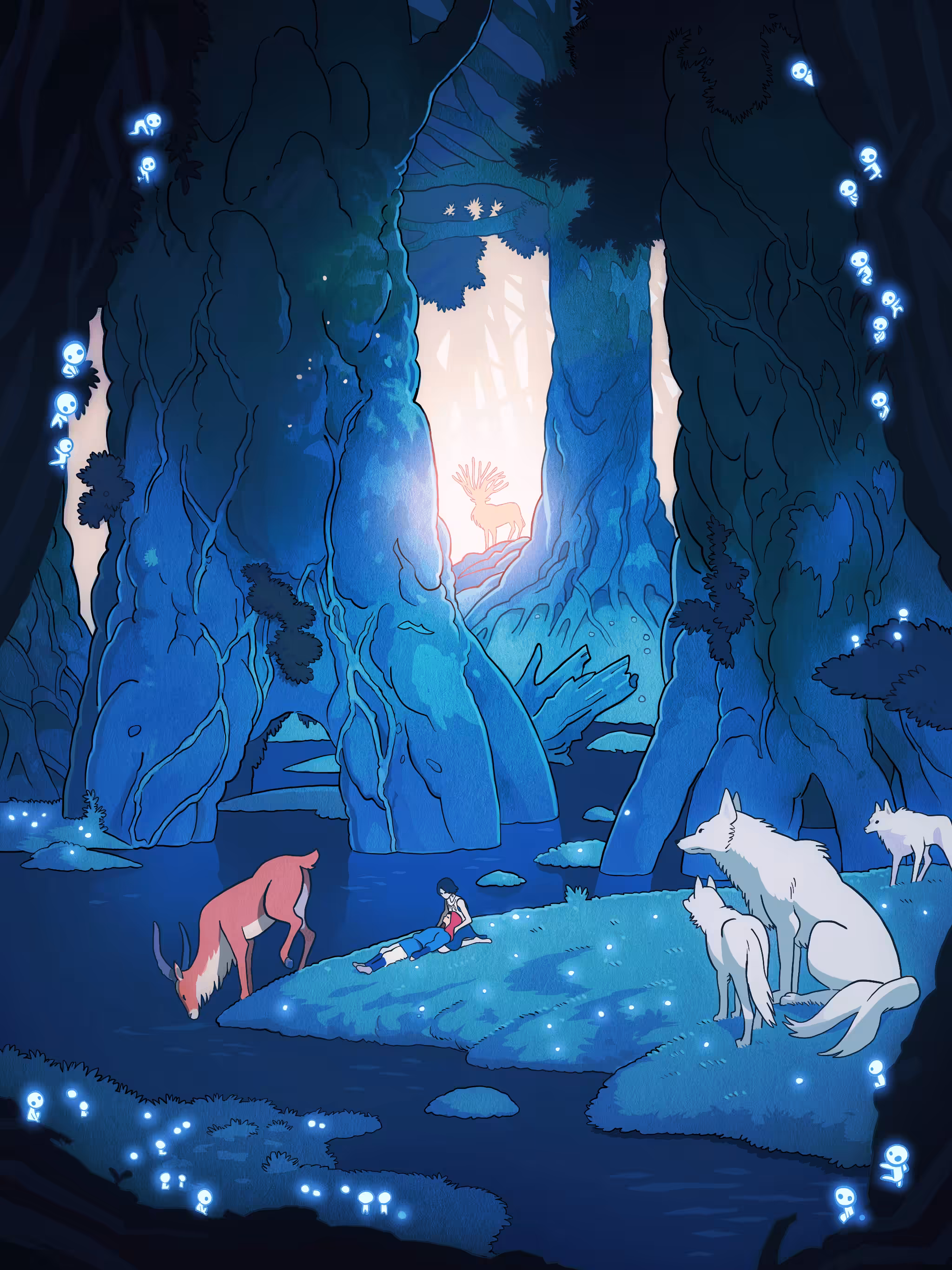 The forest of Spirits
