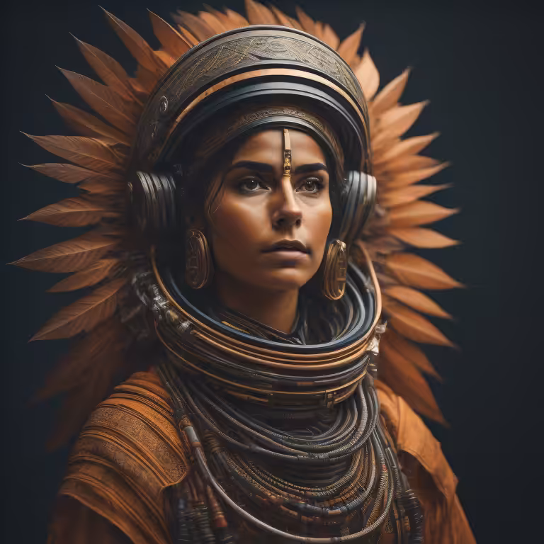 Space indigenous shaman