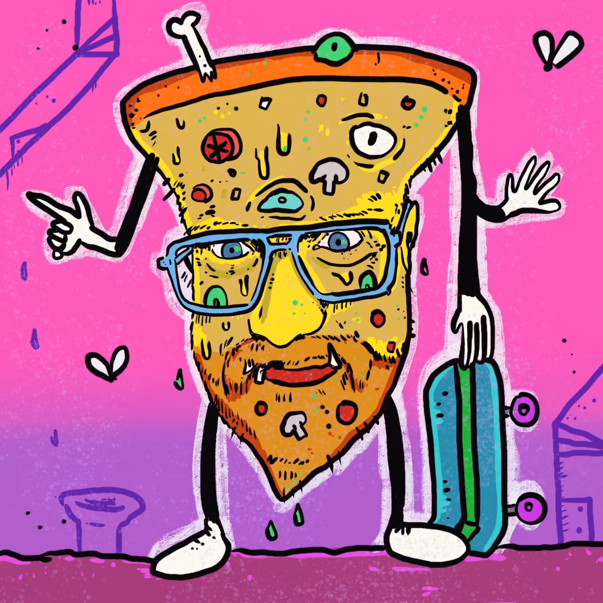 Thin-crust Pete Za