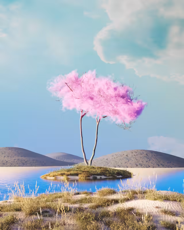 Cloudy desert #20
