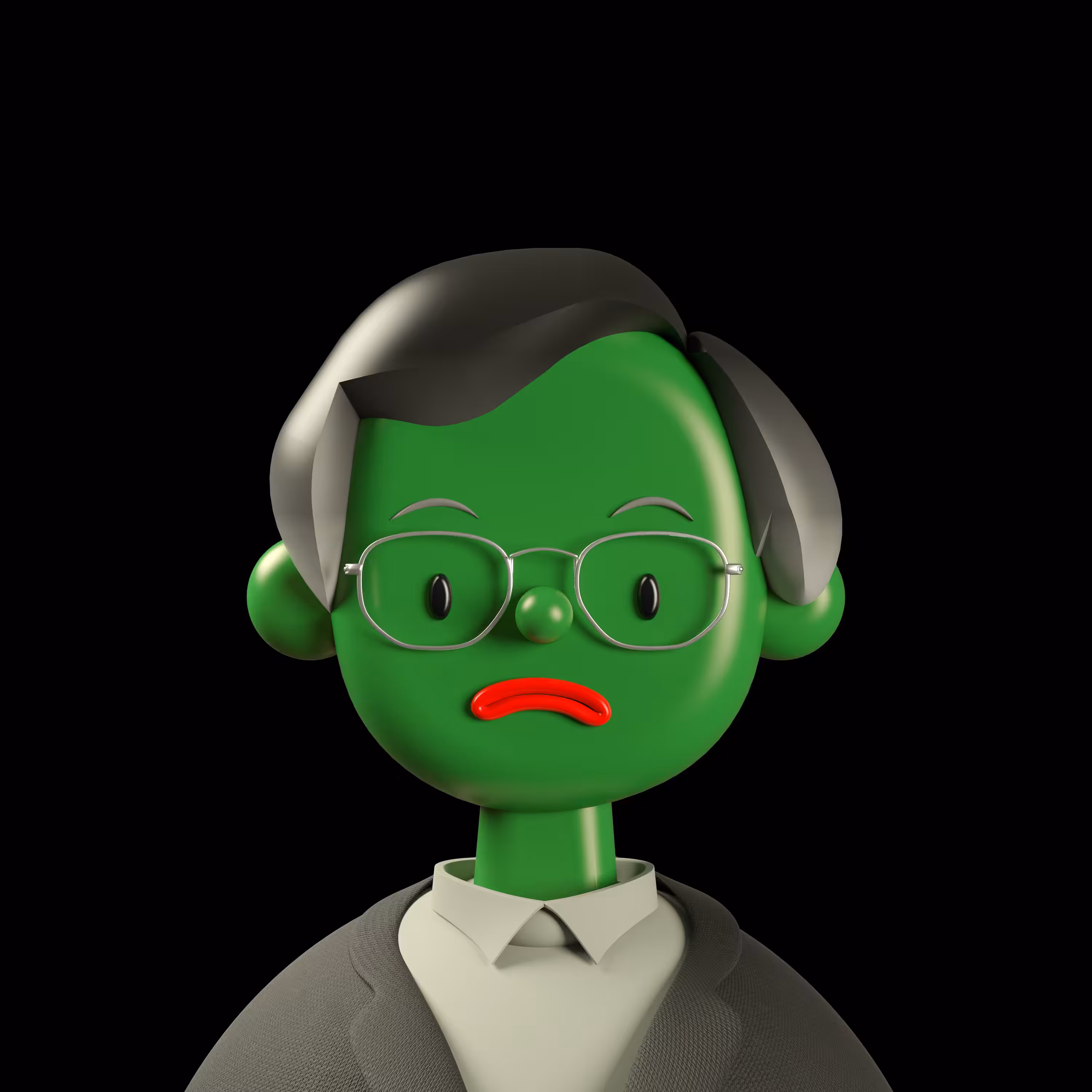 Rare Pepe Nakamoto Toy Face