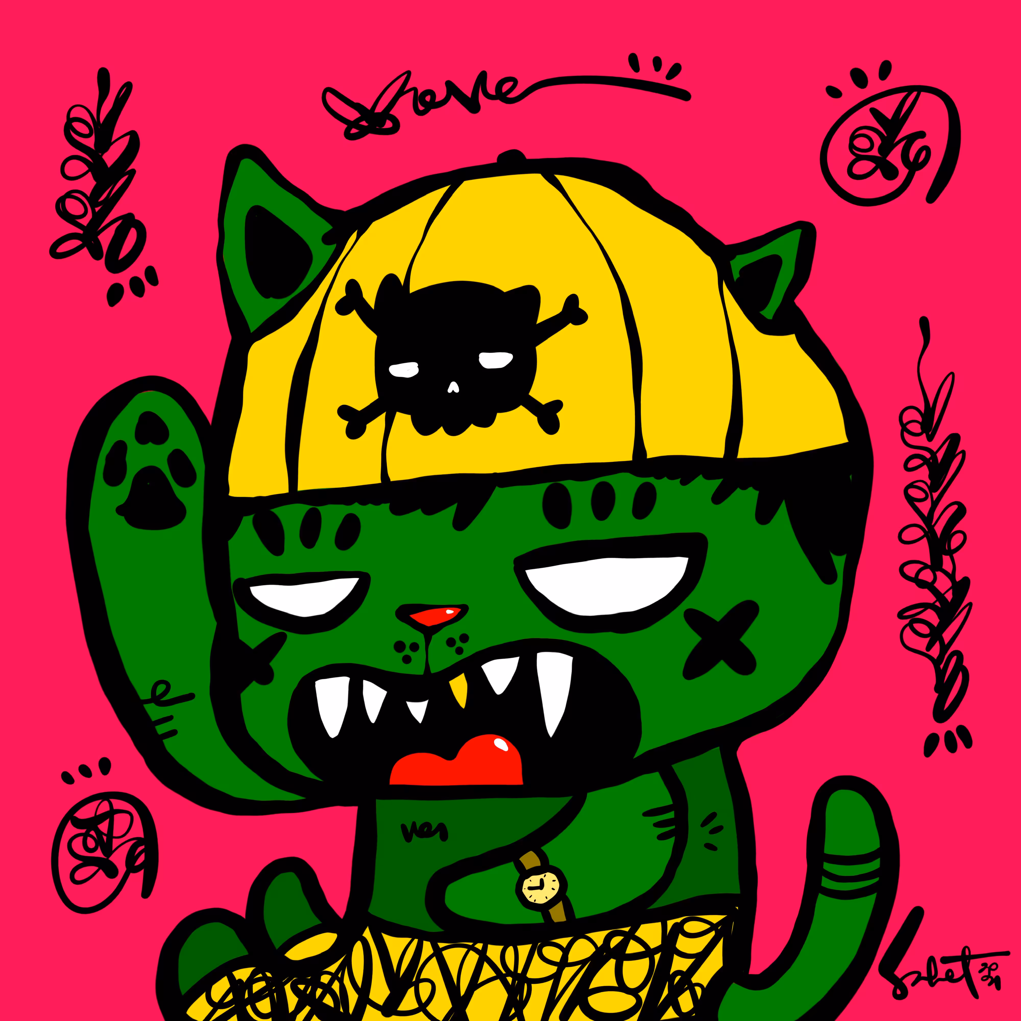 Ugly Kitties by Sabet #152