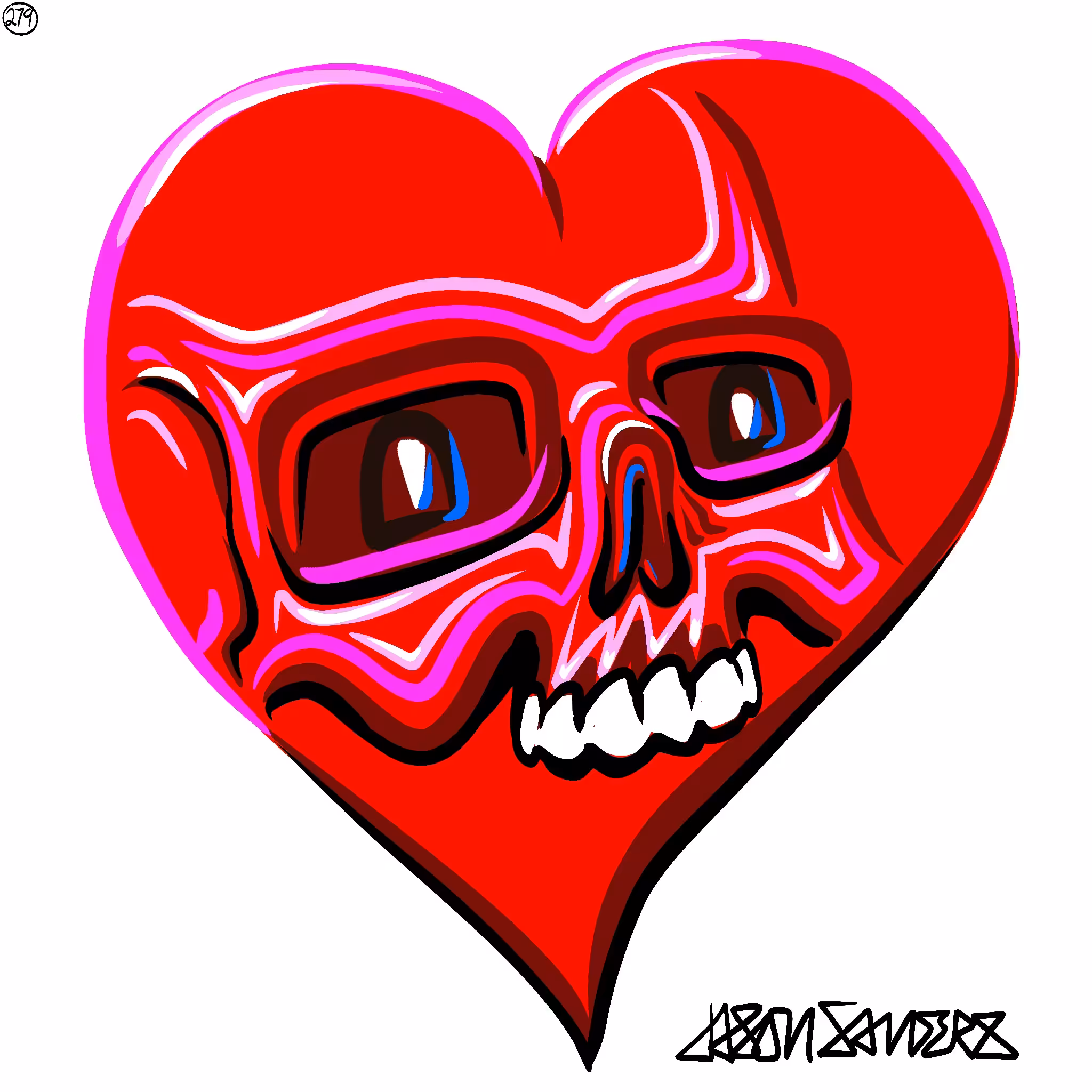 ‘I Love Skulls and You’ By DrainedEye | #279