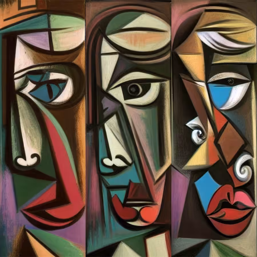Cubism Faces #7