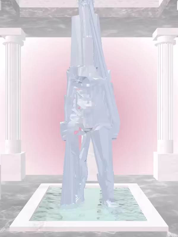HeavenComputer: The Fragmented Phone Calling Blue Sky Man #3298