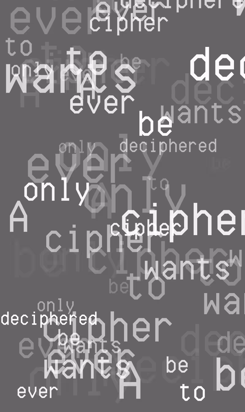 CRYPTIC POEMS #173 | AOLS #861