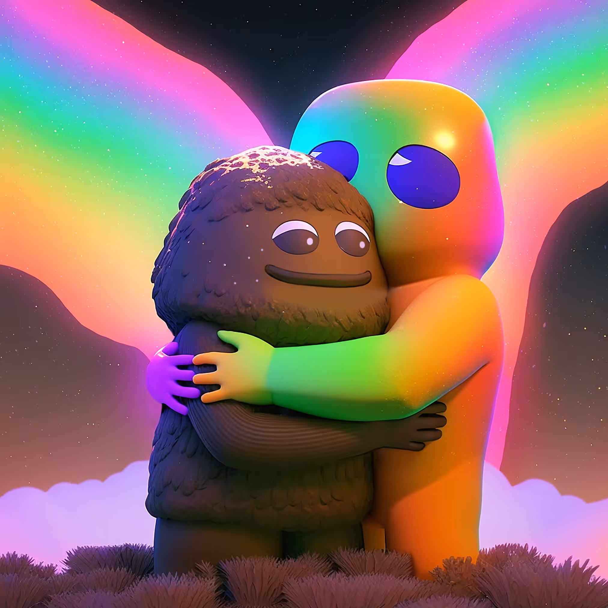 Rainbow Hug #1