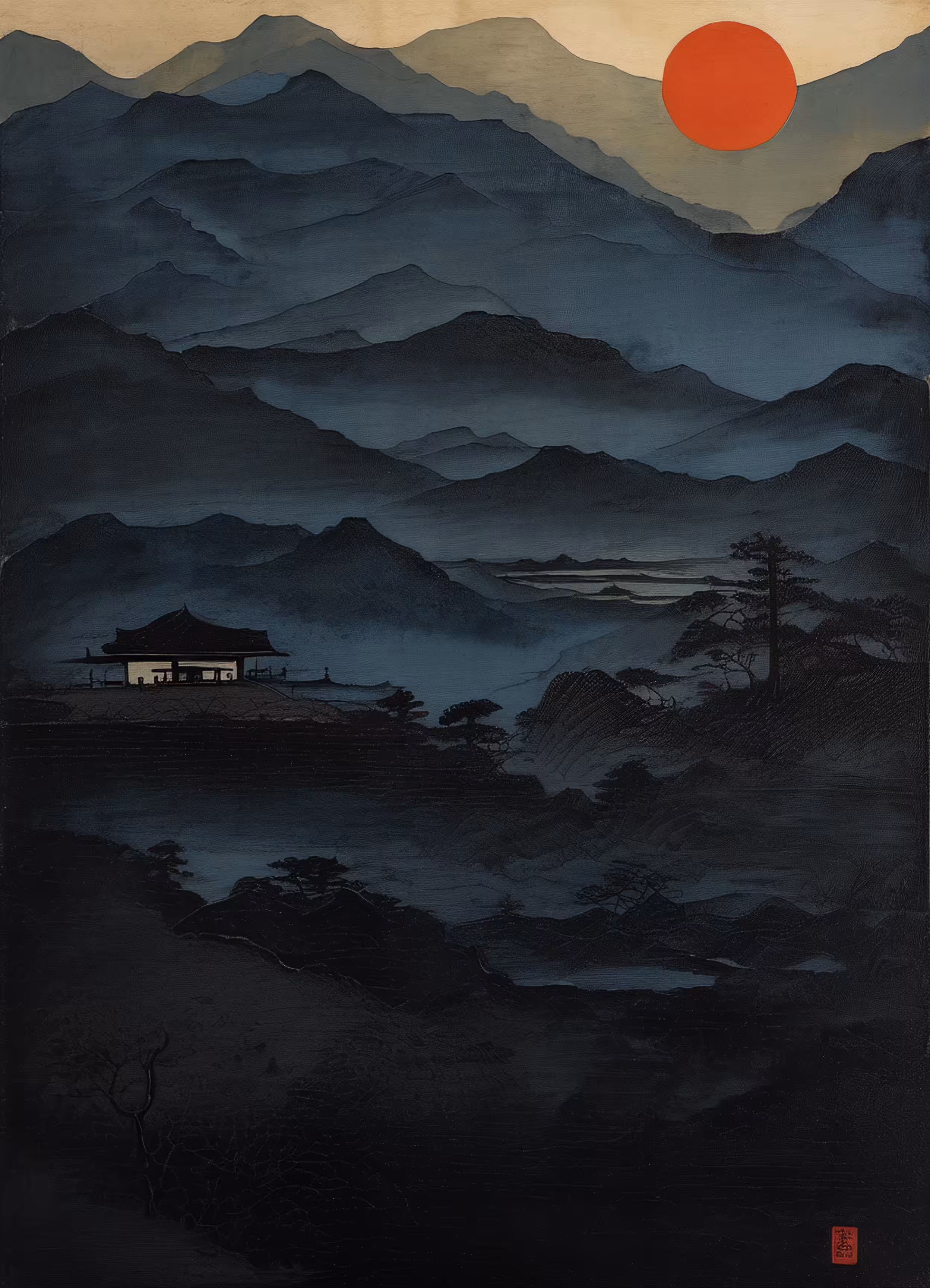Woodblock Pixels #3
