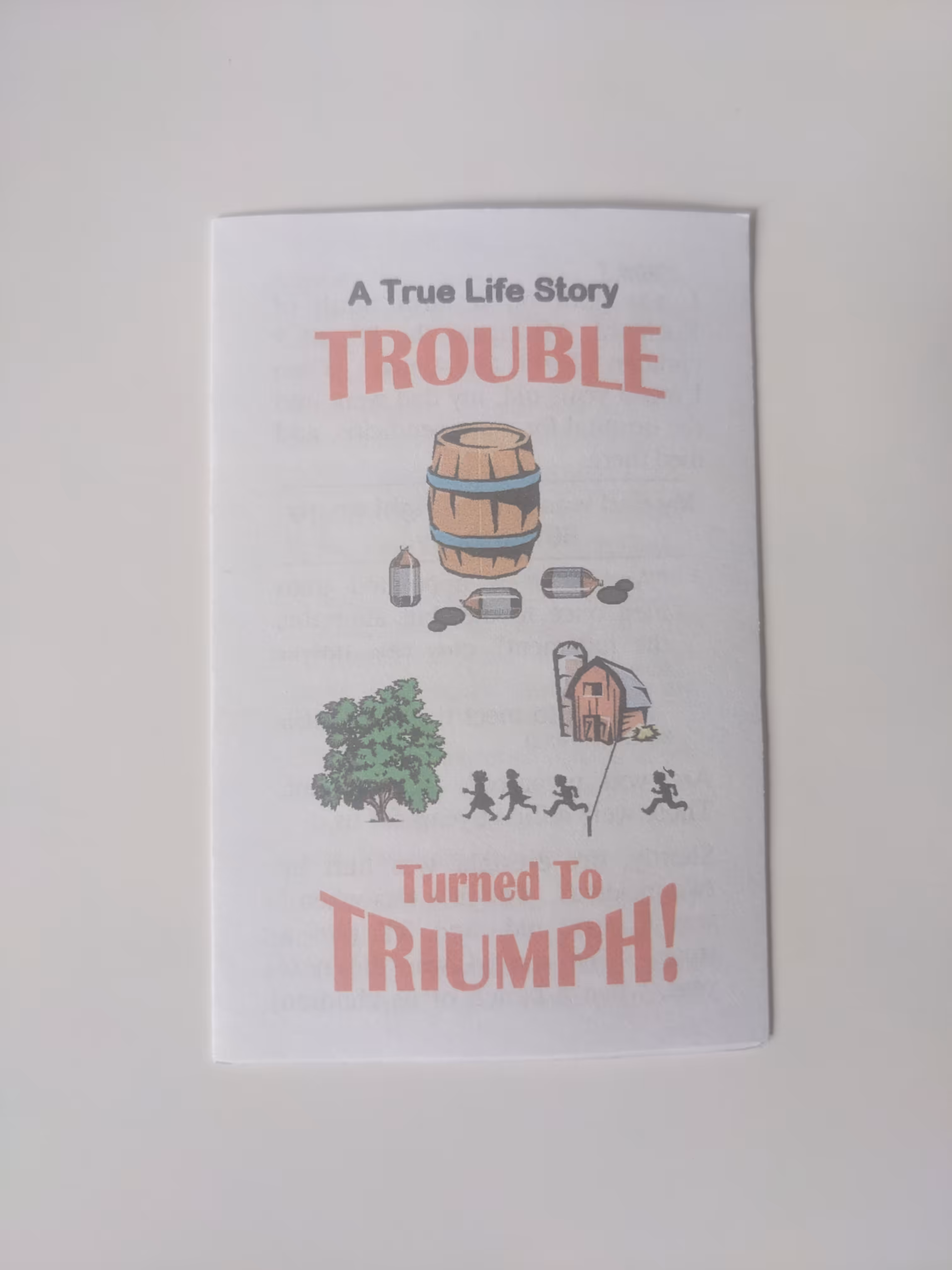 Subway Jesus Pamphlets: Trouble Turned To Triumph!