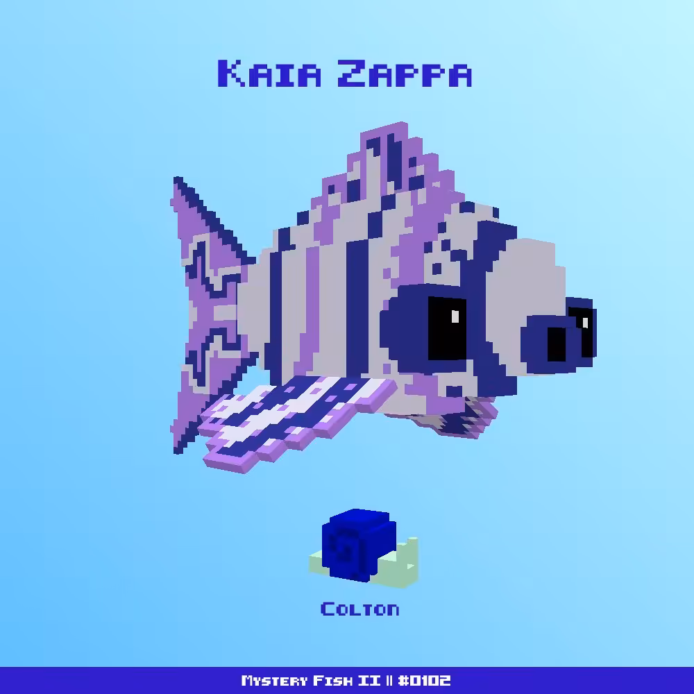 Kaia Zappa :: Mystery Fish 0102/1000
