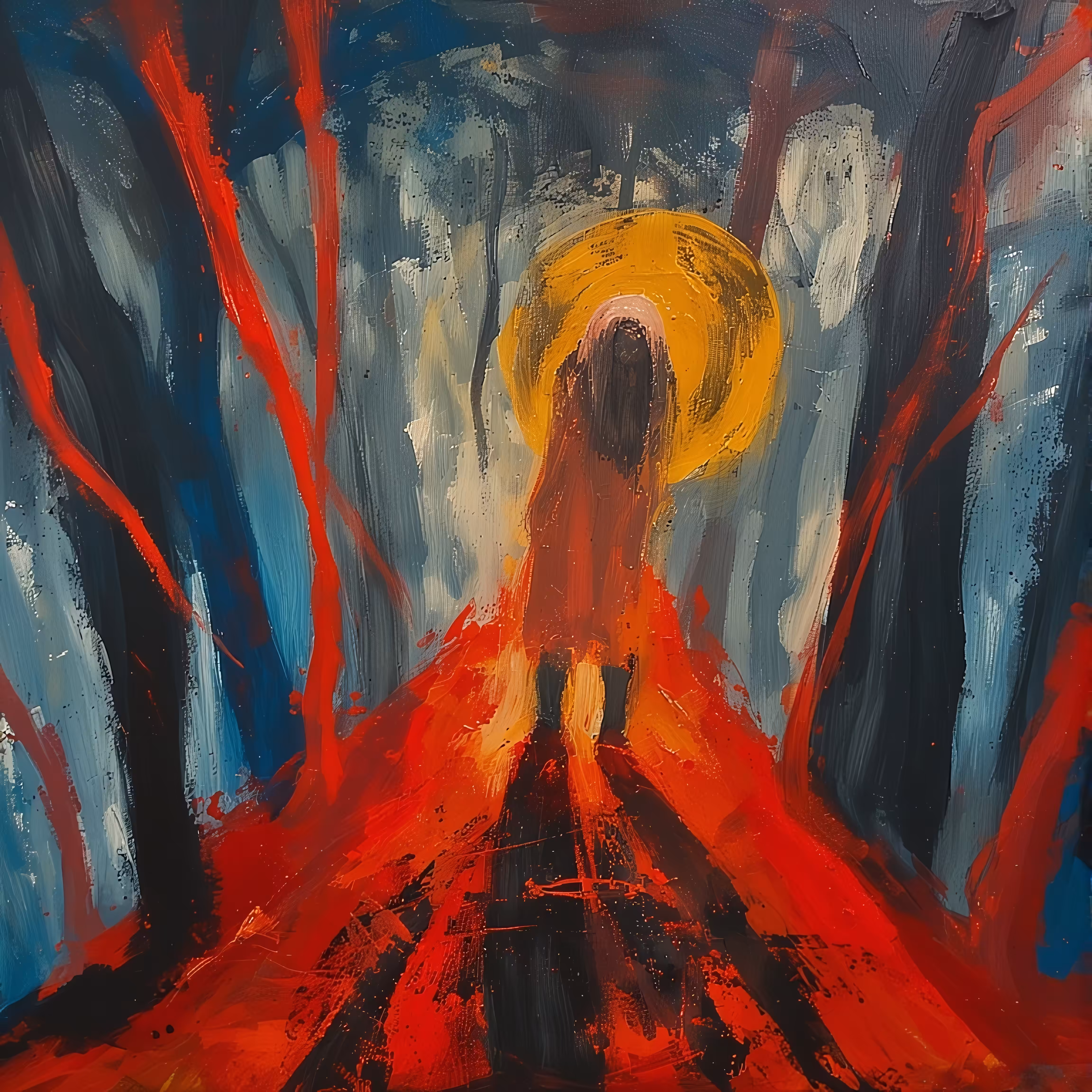 365 Brushstrokes of the Future: The Crimson Halo