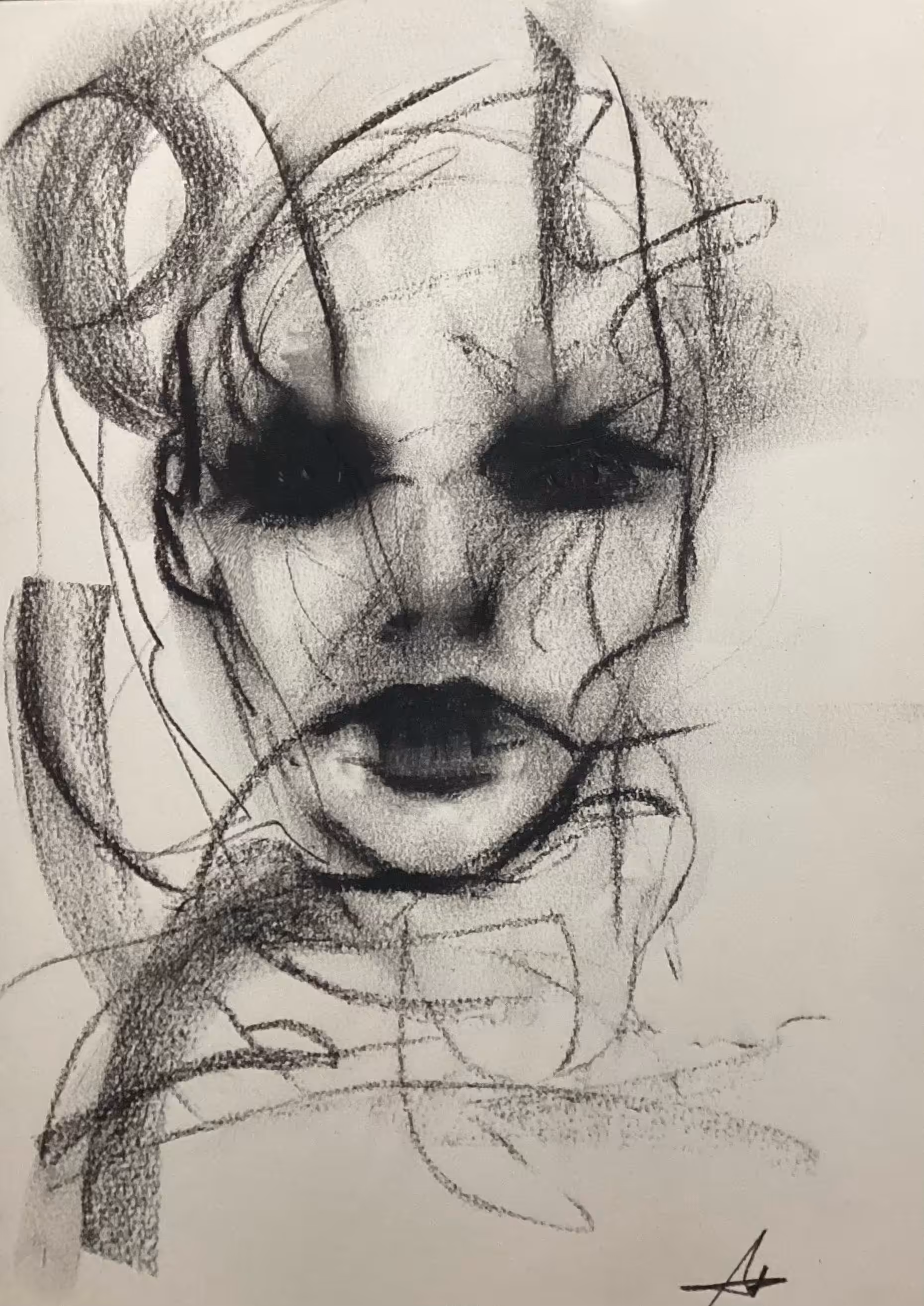 Dark eyed man