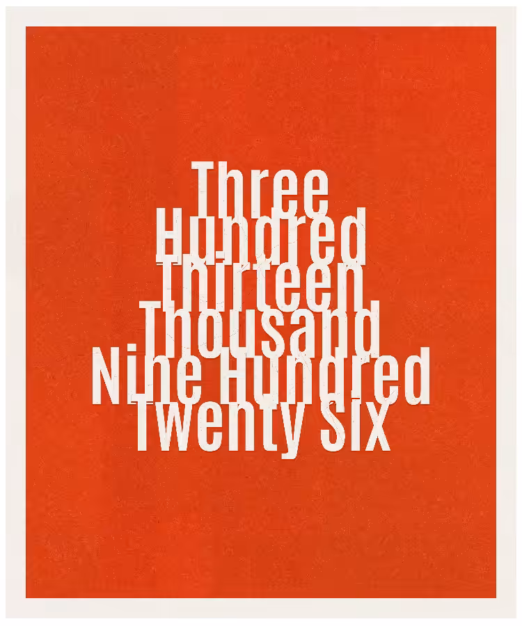 Count #313926