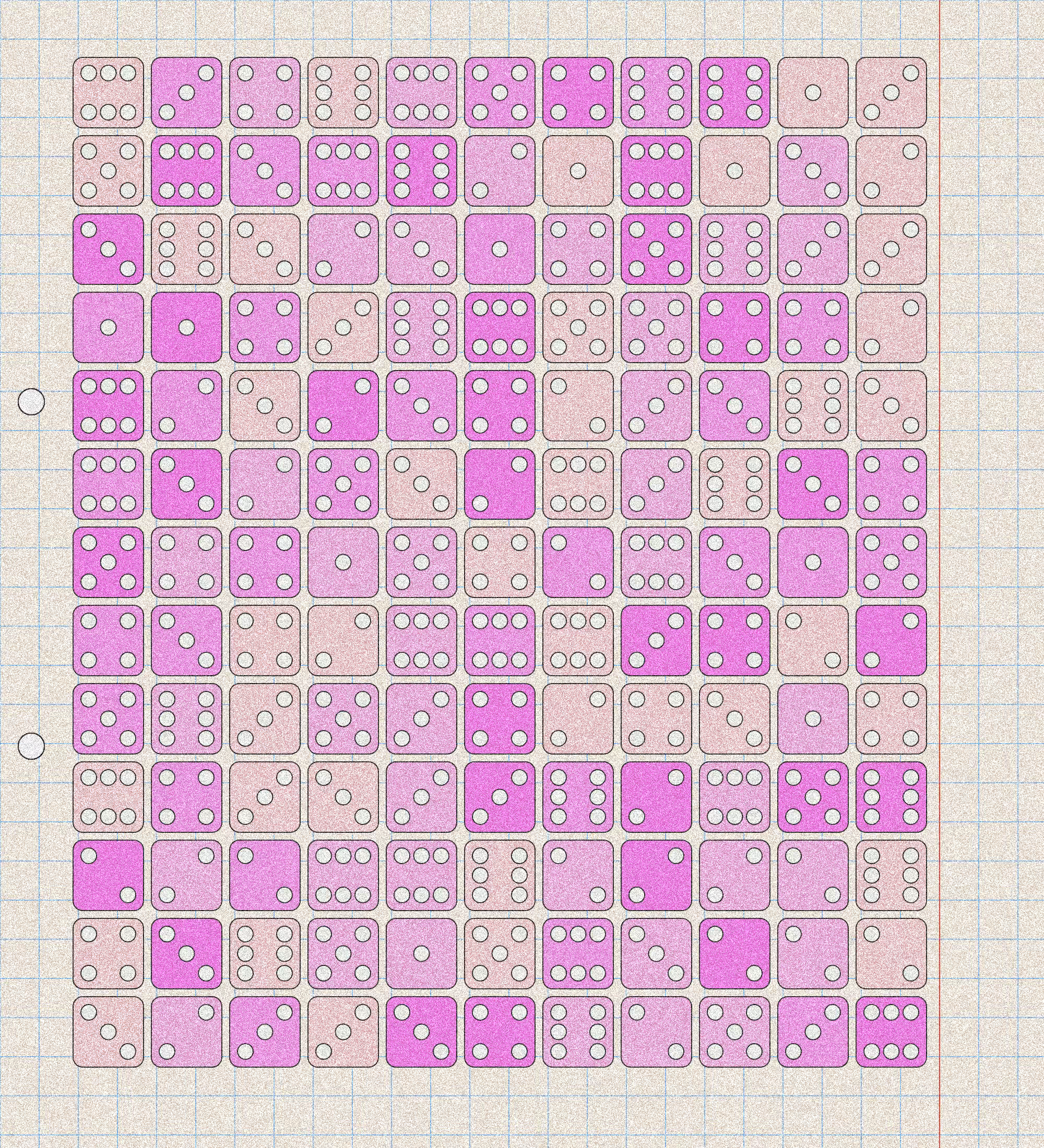 sketchbook page 6: dice roll #46