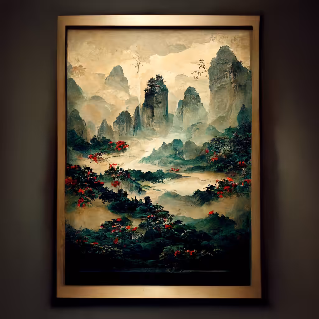 Mountains and trees #8