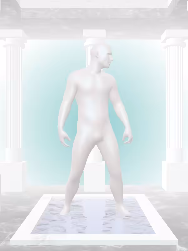 HeavenComputer: The Shooter Matte Ivory Man #6684