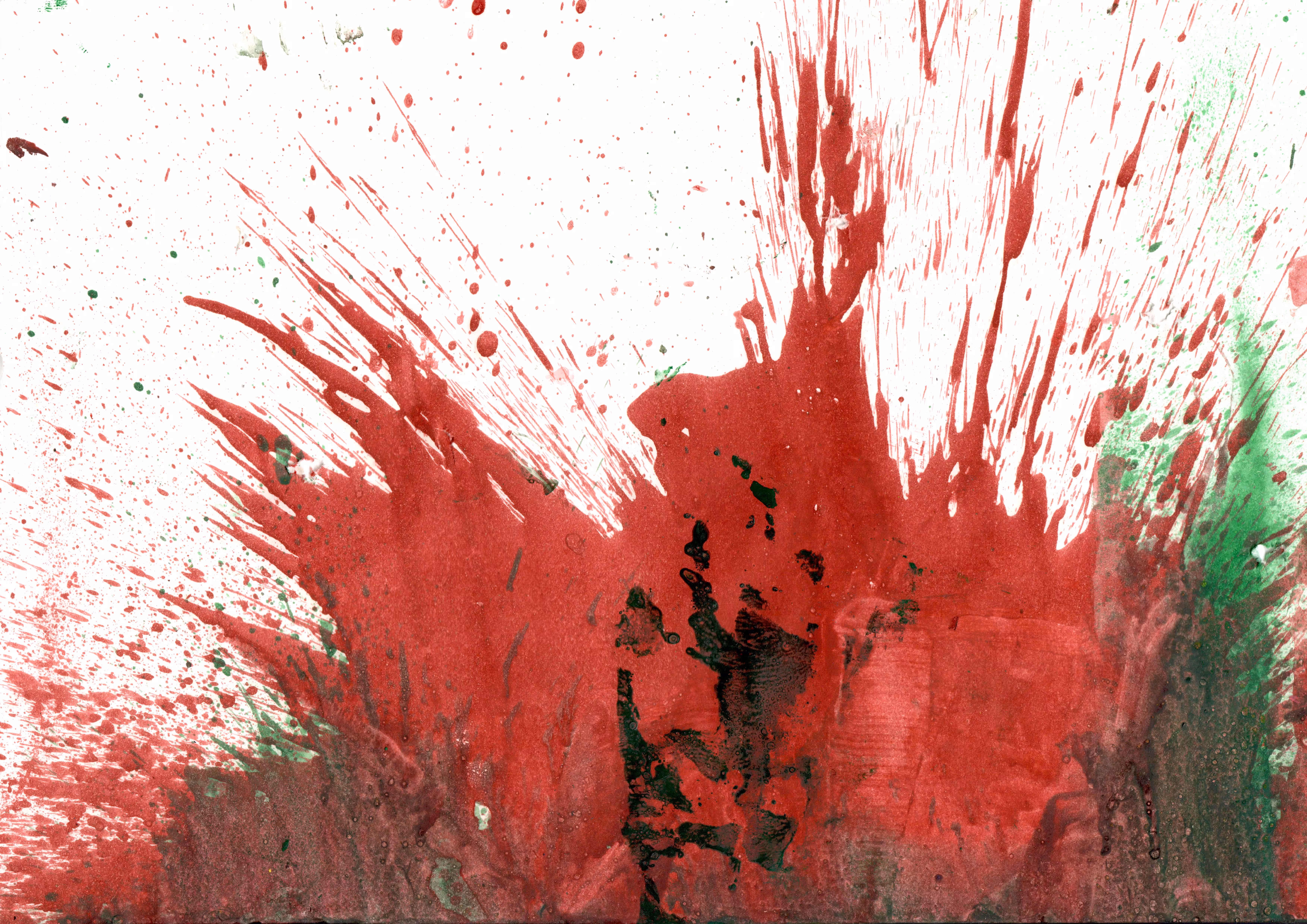Air Rifle and Spray Paint on Paper 06 